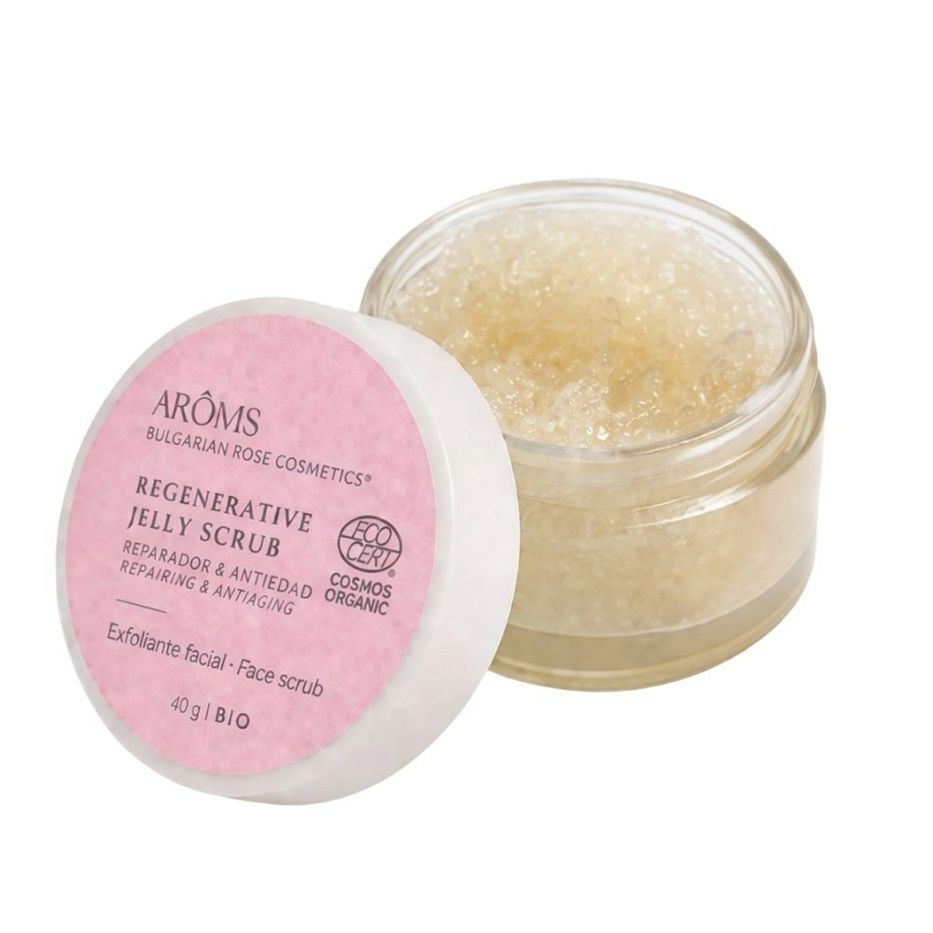Regenerative Jelly Scrub 40 ml | Exfoliante facial - Arôms Natur ®