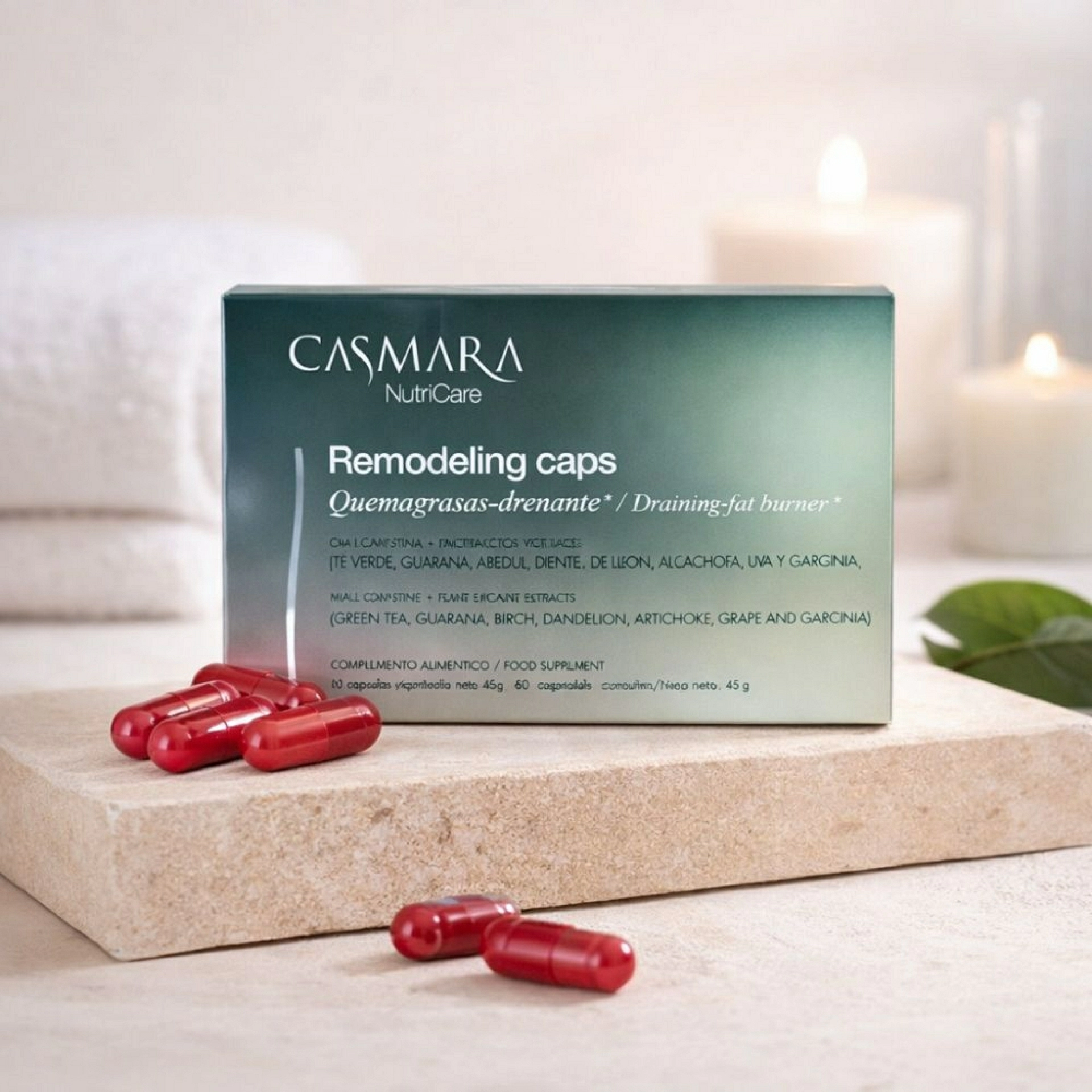 Remodeling Caps Quemagrasas I Nutricosmética 60 uds - Casmara®