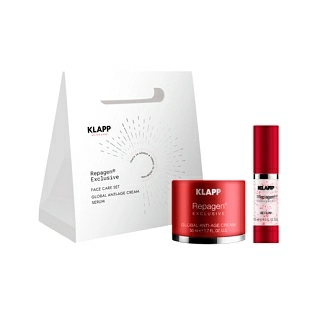 Repagen Exclusive Skin Care Set | Repagen Exclusive Global Anti-Age Cream 50ml + Repagen Exclusive Serum 15ml - Klapp ®