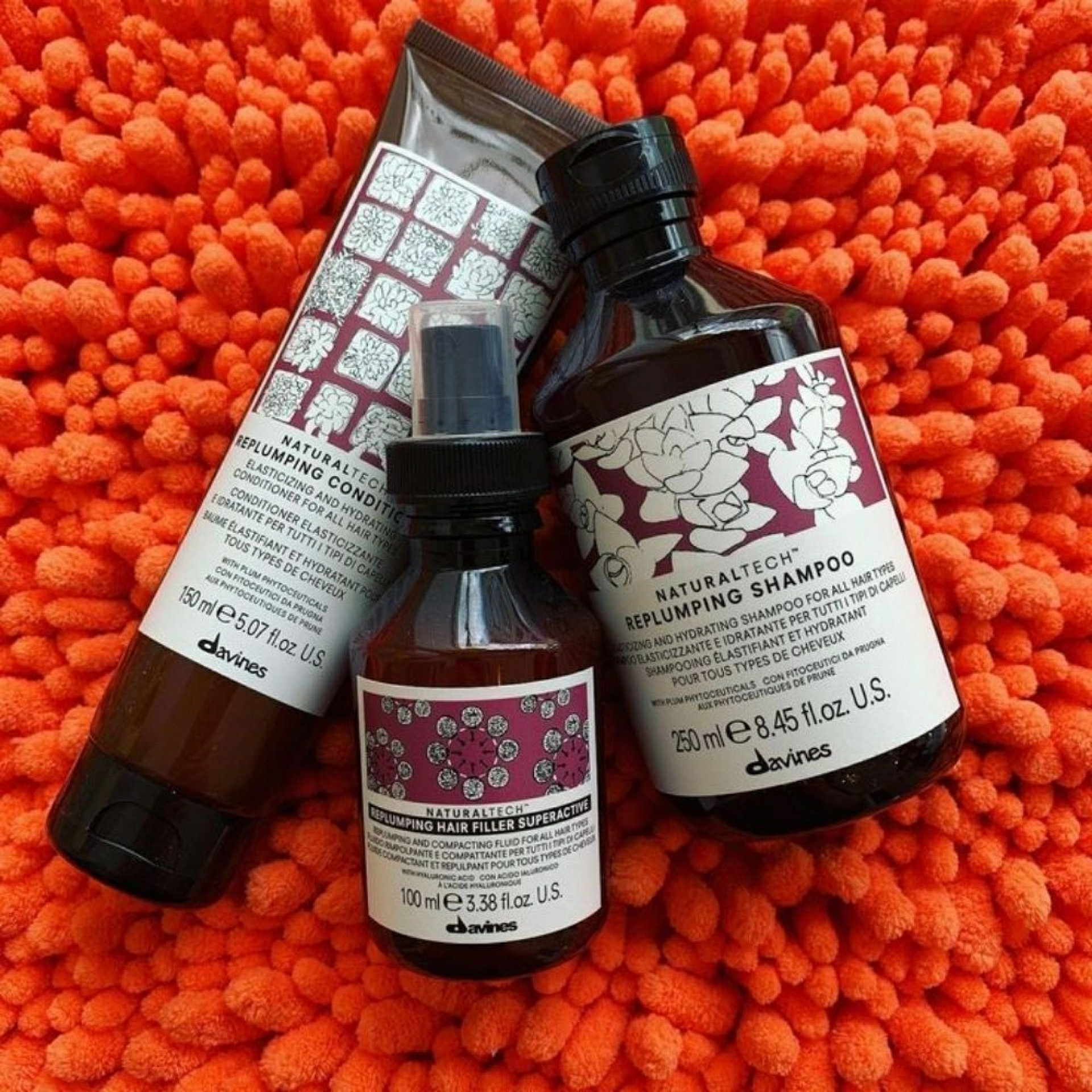 REPLUMPING CONDITIONER | Acondicionador hidratante para todo tipo de cabellos - Naturaltech - Davines ®