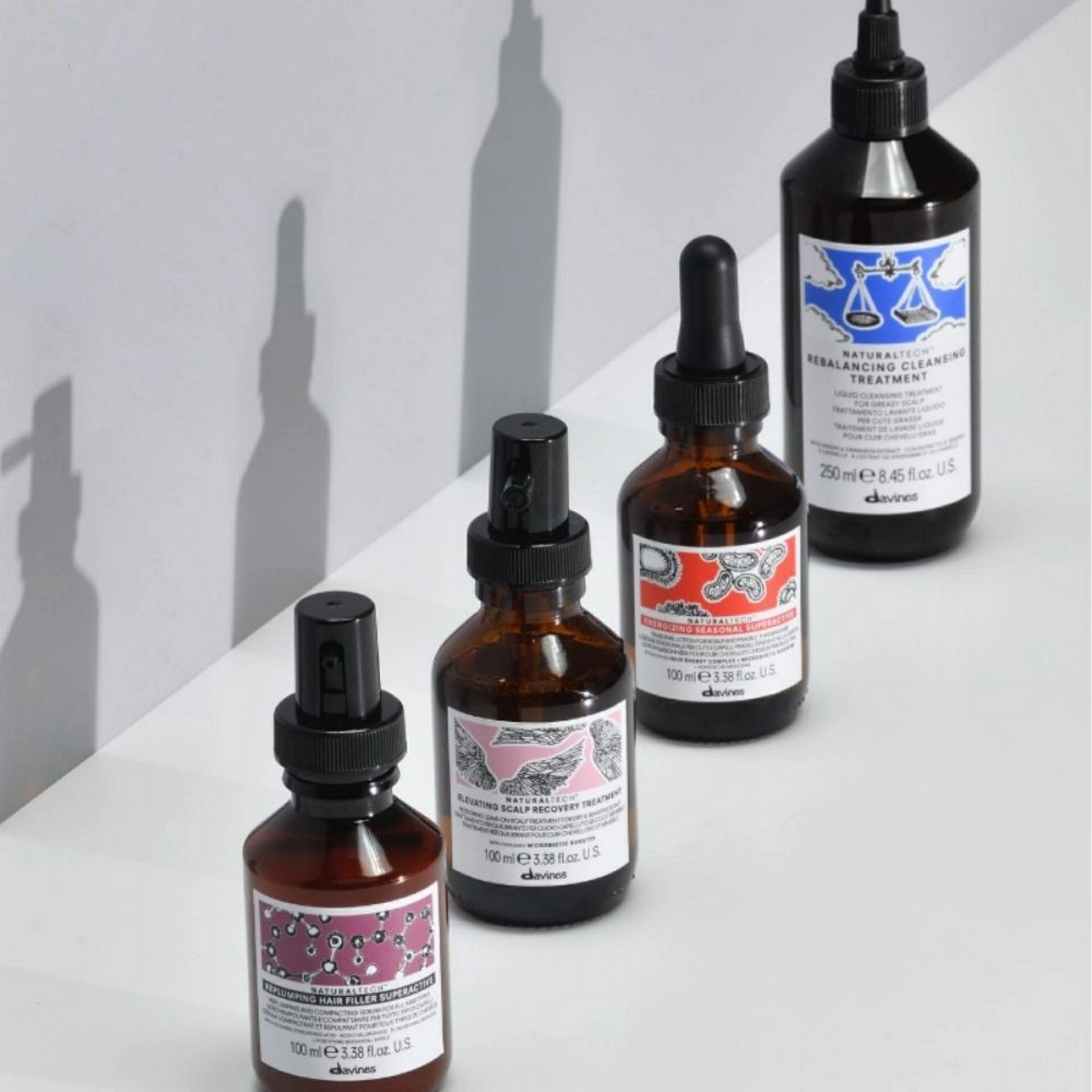 REPLUMPING HAIR FILLER SUPERACTIVE | Tratamiento hidratante para todo tipo de cabellos 100 ml - Naturaltech - Davines ®