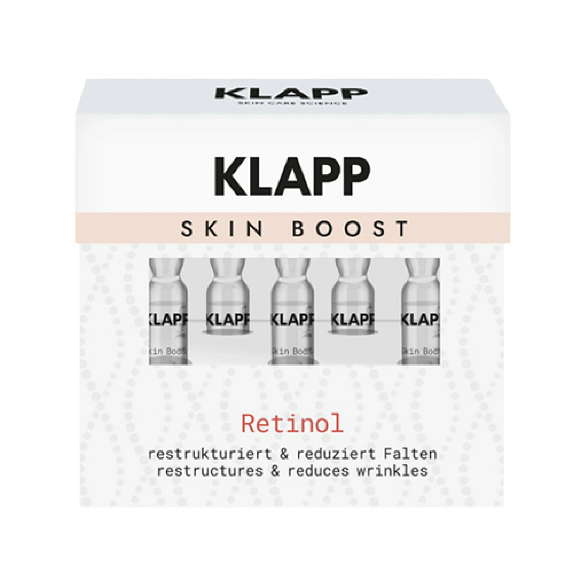 Retinol | Ampollas con retinol 5x2ml - Skin Boost - Klapp ®