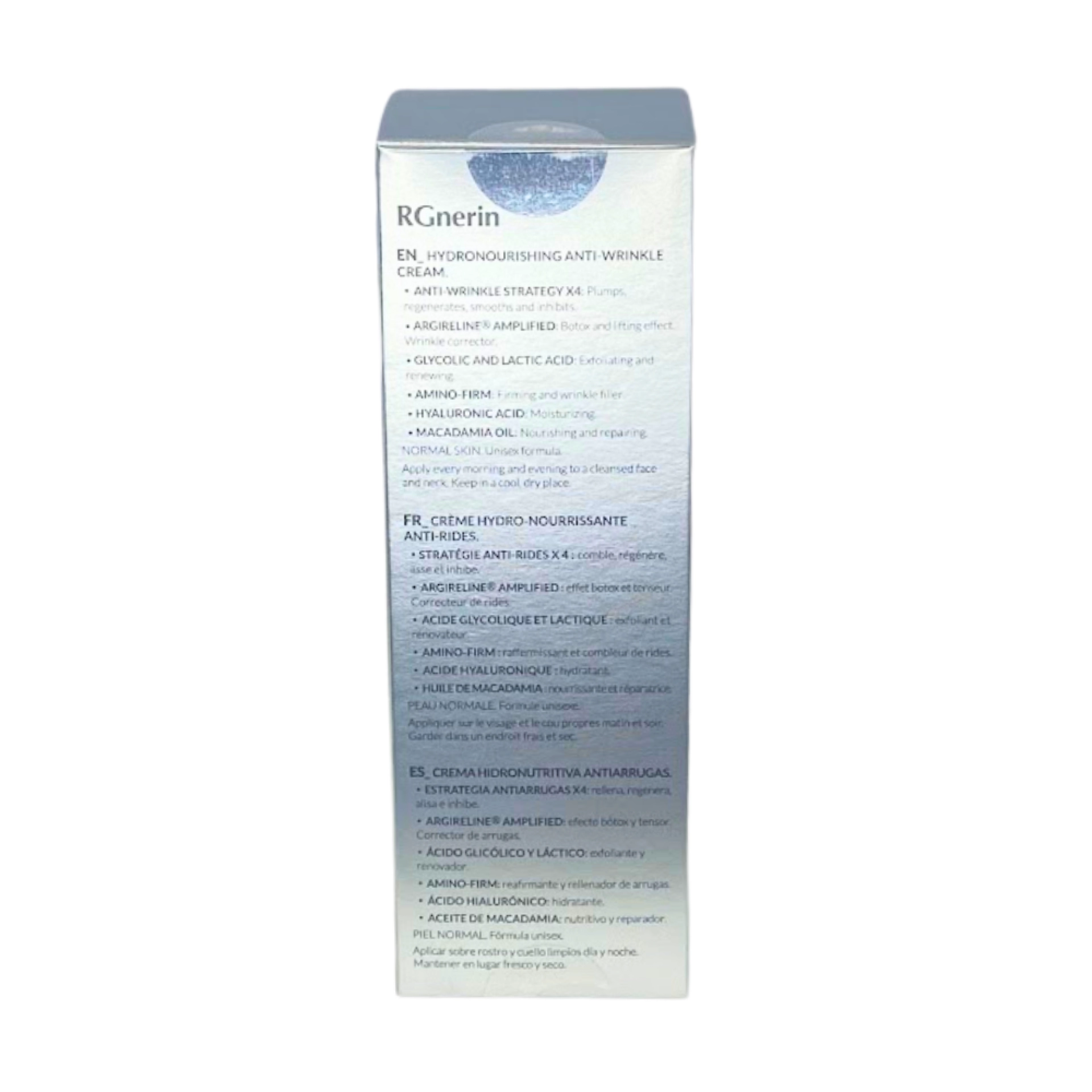 RGnerin Hydro-Nutri Wrinkle Cream 50ml | Antiarrugas - Casmara ®