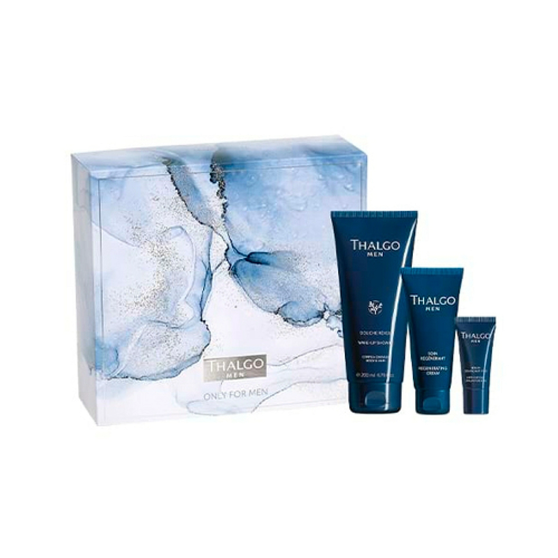 Ritual Thalgo Men | Soin Régénérant 50ml + Sérum Défatigant Yeux 15ml + Douche Réveil 200ml + neceser - Thalgo ®