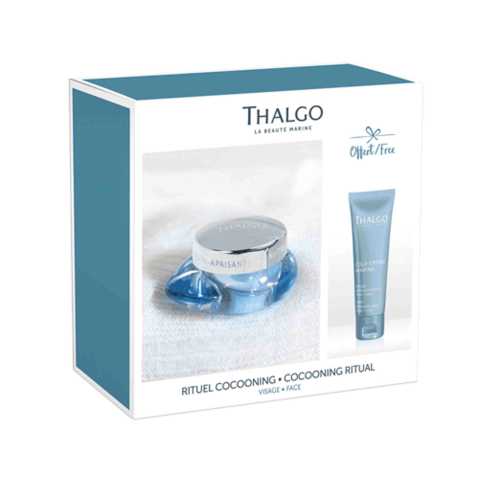 Rituel Cocooning: Crème Nutri Apaisante 50ml + Masque Nutrition Intense 50ml - Thalgo ®