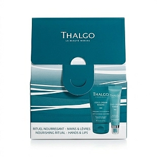 Rituel Nourrissant | Bálsamo Labial Reparador 15 ml + Crema de Manos Nutritiva 50 ml – Thalgo ®