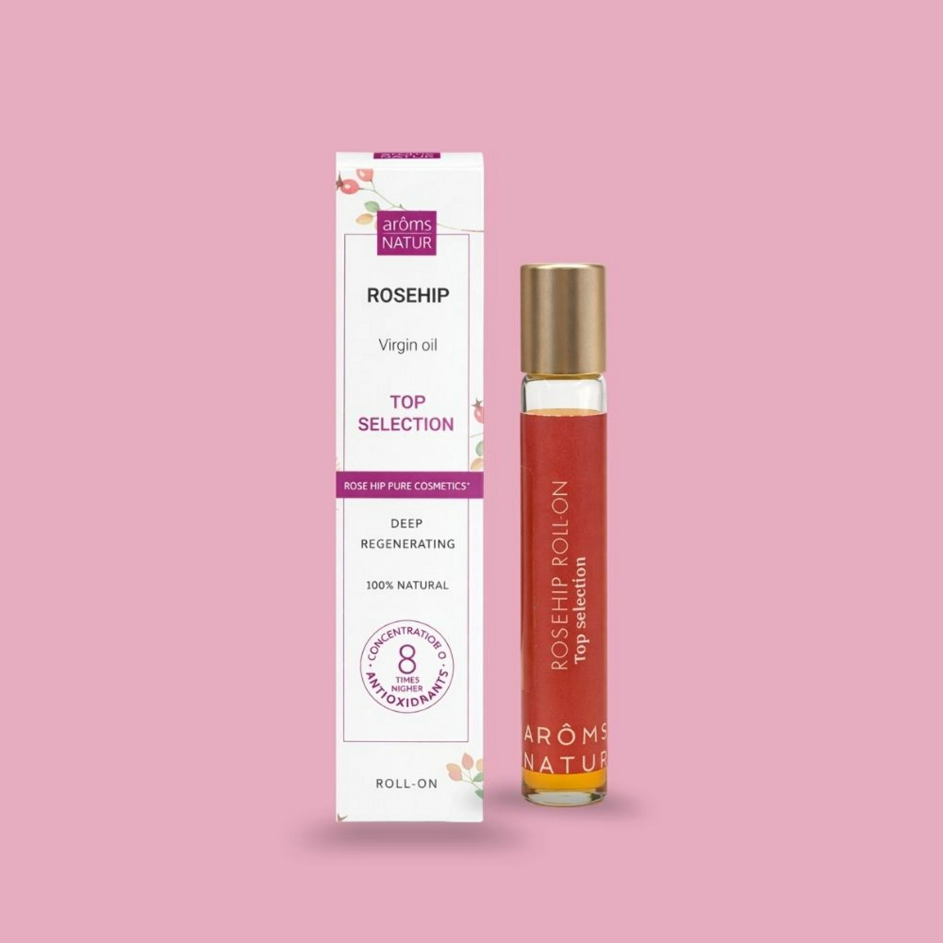 Rosa Mosqueta Roll-On Top Selection | Antiedad 7 ml - Arôms Natur ®