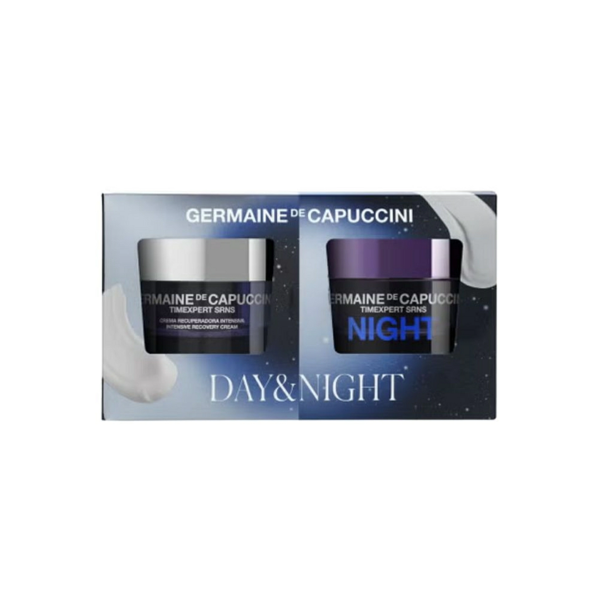 Rutina Antiedad Day & Night | Crema Recuperadora Intensiva 50ml + Night Crema Confort Alta Recuperación 50ml - Timexpert SRNS - Germaine de Capuccini ®