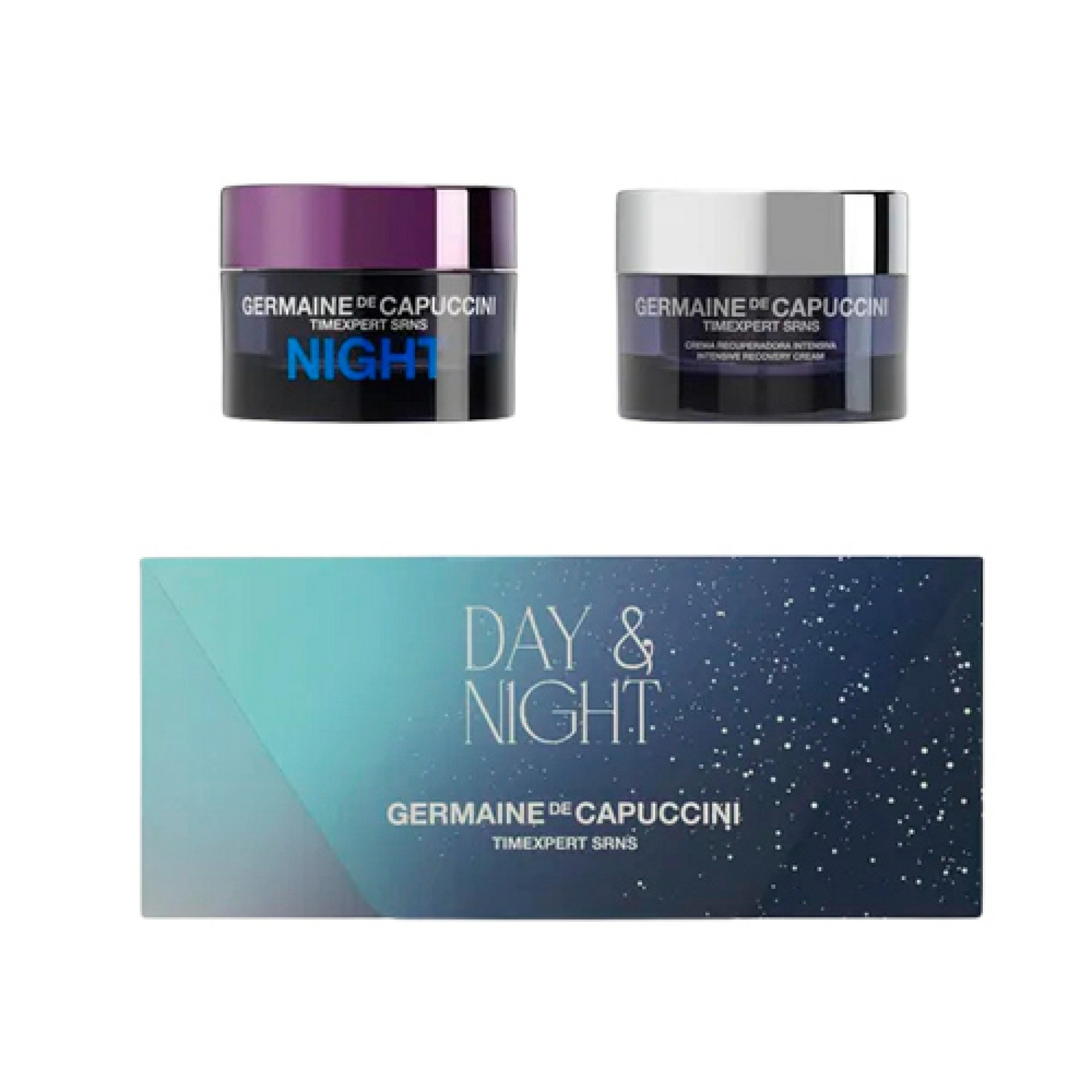 Rutina Antiedad Day & Night | Crema Recuperadora Intensiva 50ml + Night Crema Confort Alta Recuperación 50ml - Timexpert SRNS - Germaine de Capuccini ®