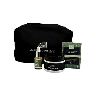 Rutina Revitalizante y Antifatiga para hombre | Antiox Moisturizer 50ml + Antiox Repair 4ml + Lift Concentrate 2x1.5ml - Man Biocosmetics - Arôms Natur ®