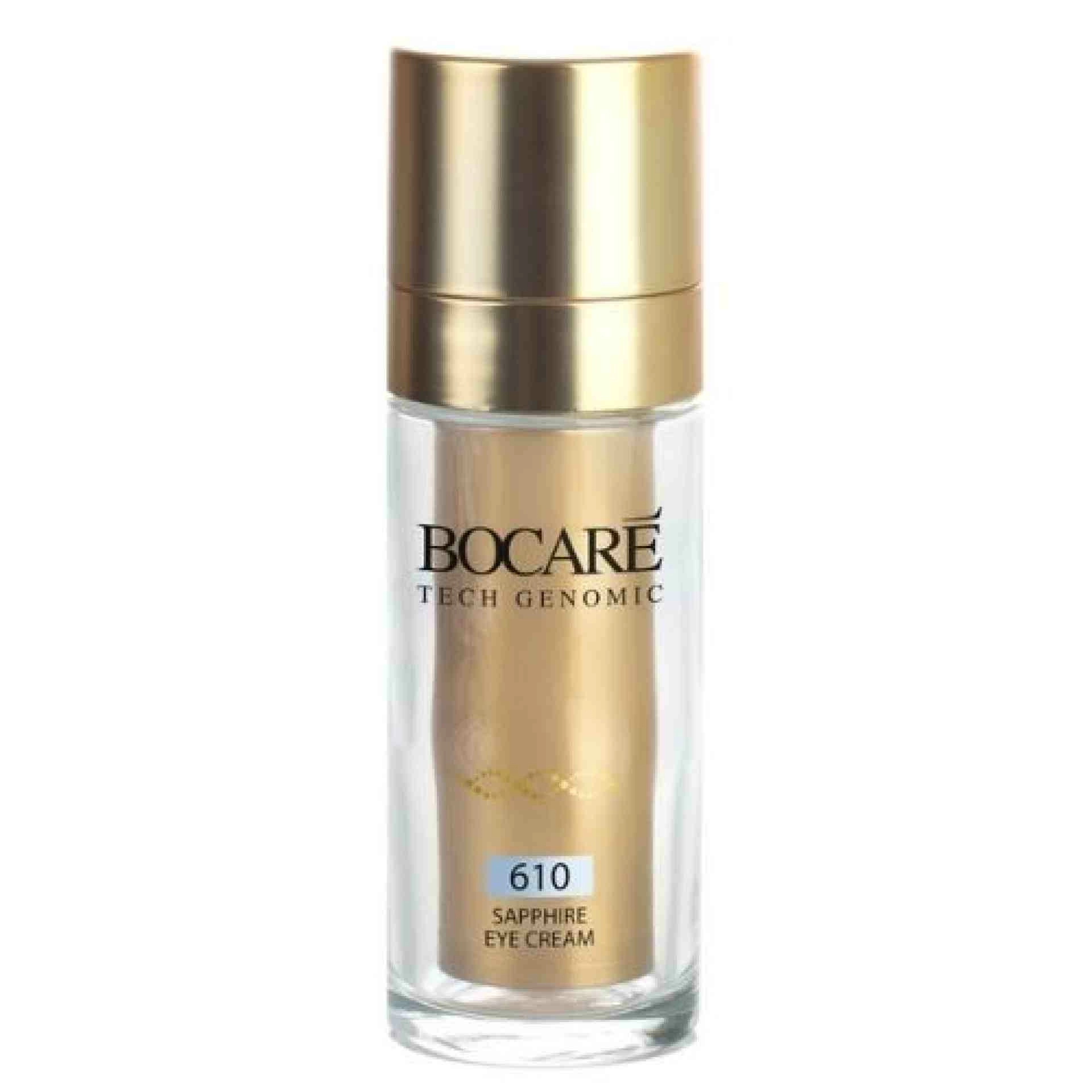 Sapphire Eye Cream 610 | Contorno de ojos antiedad premium 30 ml – Sapphire – Bocaré Tech Genomic ®