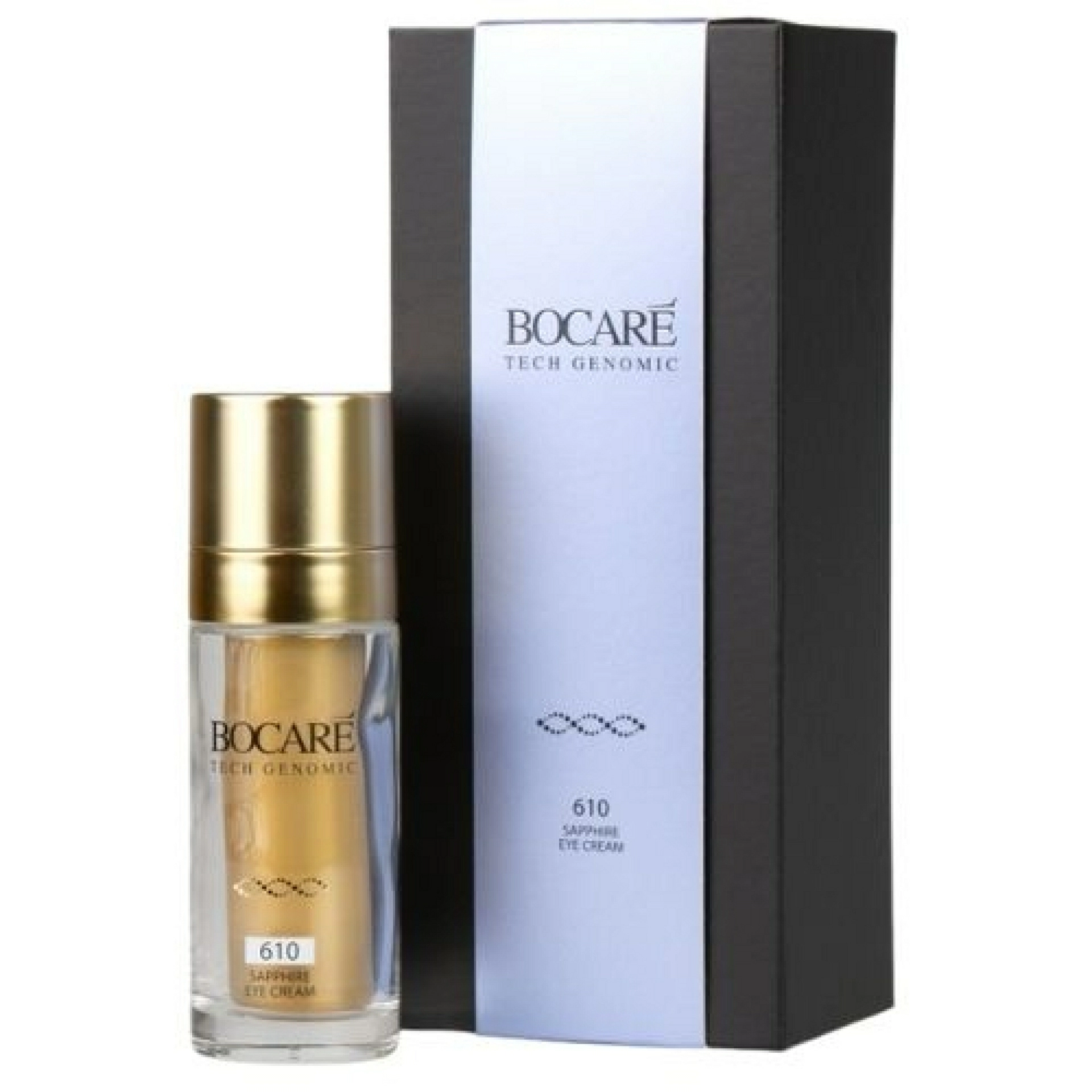 Sapphire Eye Cream 610 | Contorno de ojos antiedad premium 30 ml – Sapphire – Bocaré Tech Genomic ®