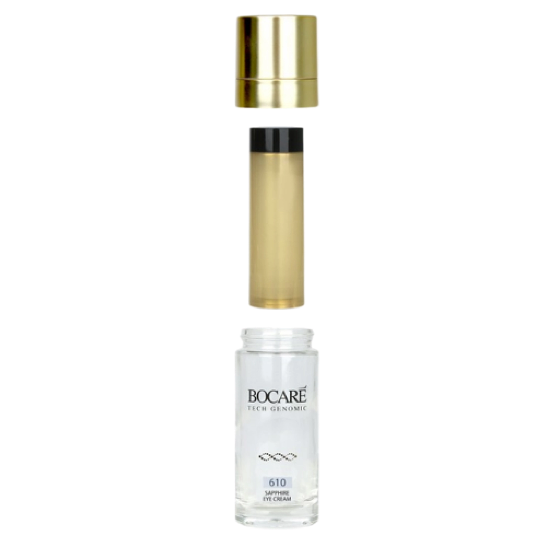 Sapphire Eye Cream 610 | Contorno de ojos antiedad premium 30 ml – Sapphire – Bocaré Tech Genomic ®