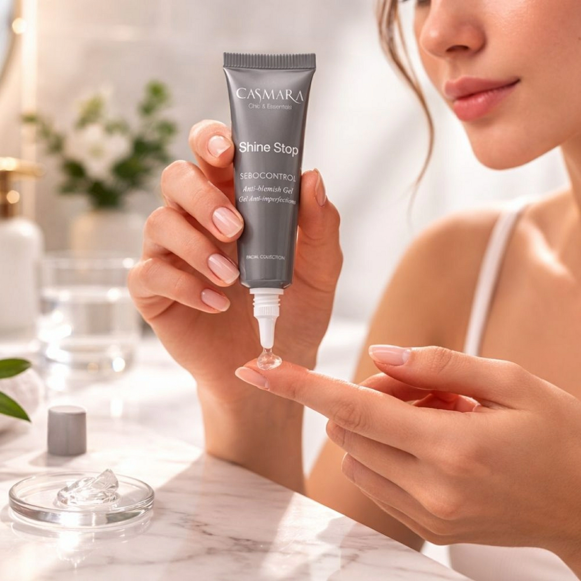 Sebocontrol Anti-Blemish Gel | Gel facial seborregulador 10ml - Shine Stop - Casmara ®