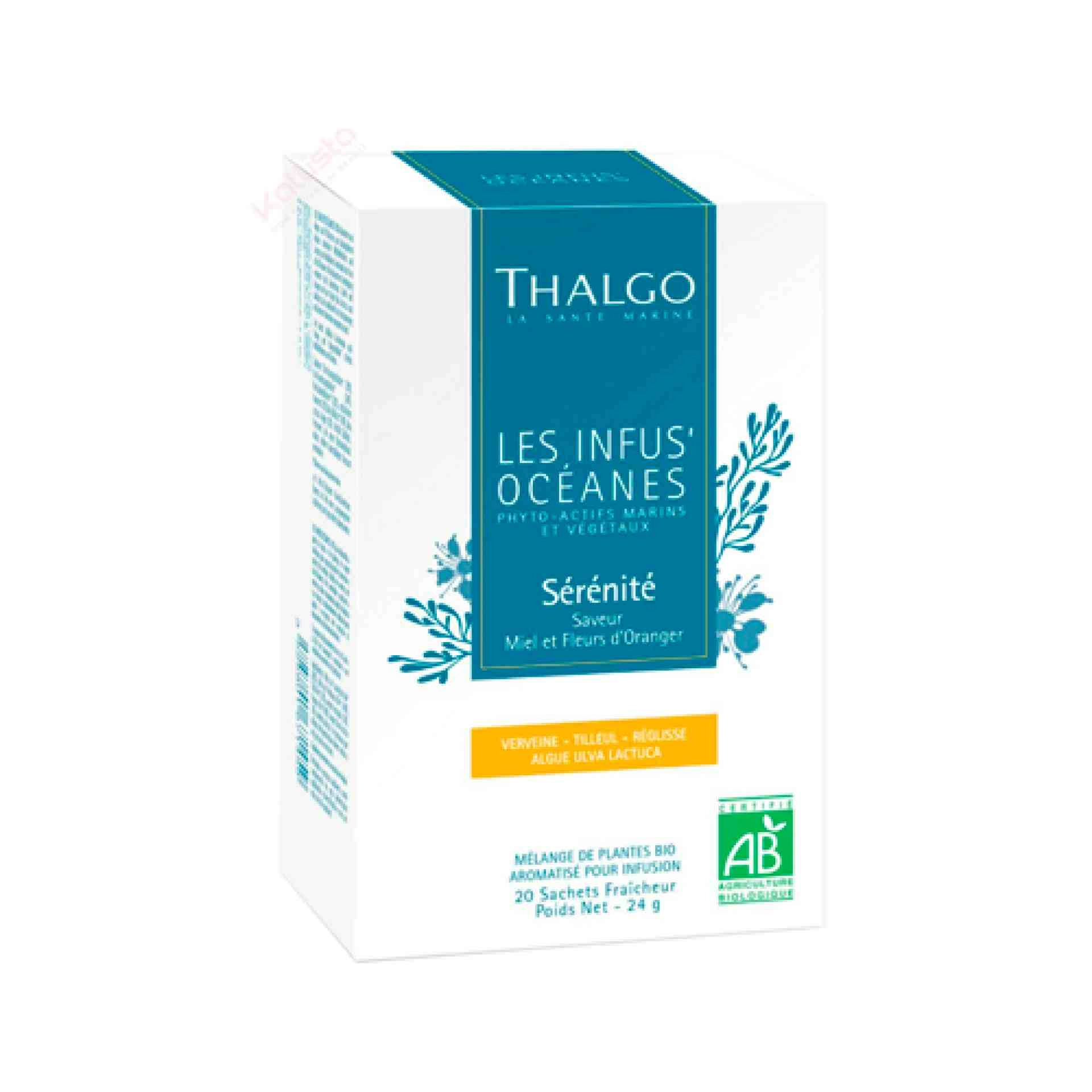 Sérénité |  Infusión Relajante - 20 bolsitas x 10ml - Les Infus’Océanes Bio - Thalgo ®