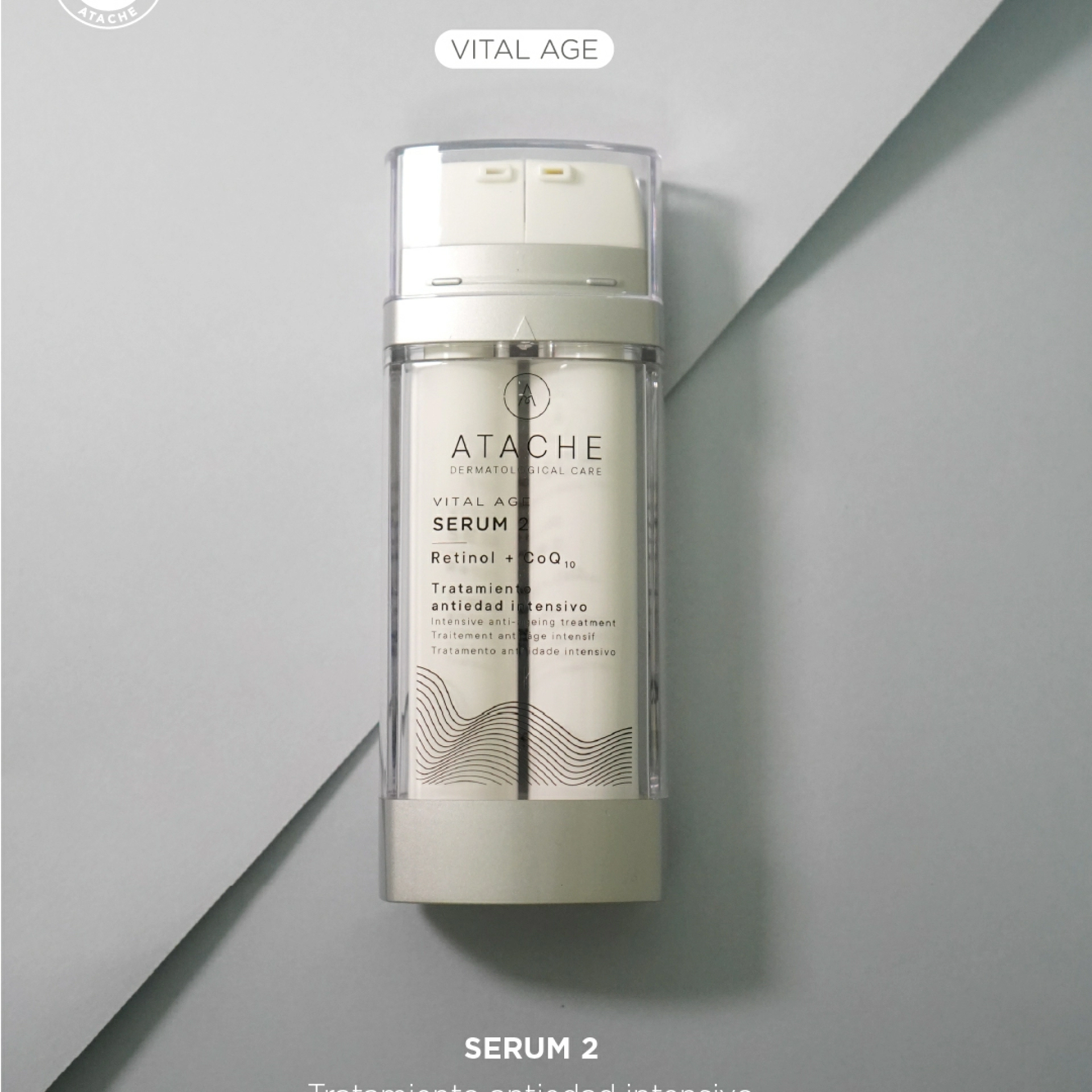 Serum 2. Retinol + CoQ10 | Serum Antiedad 30 ml - Vital Age - Atache ®