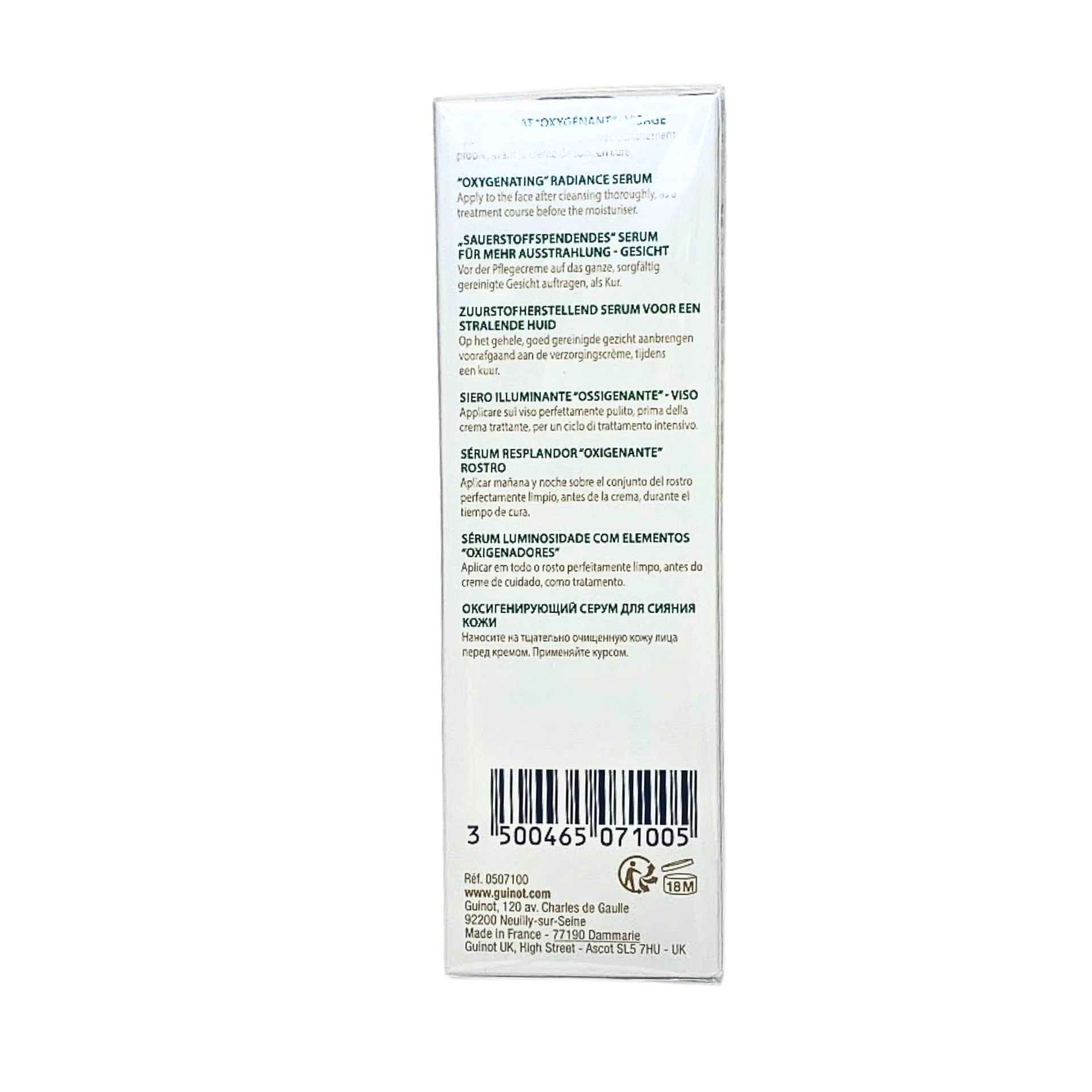 Sérum Bioxygène | Serum Piel Apagada 30ml - Guinot ®
