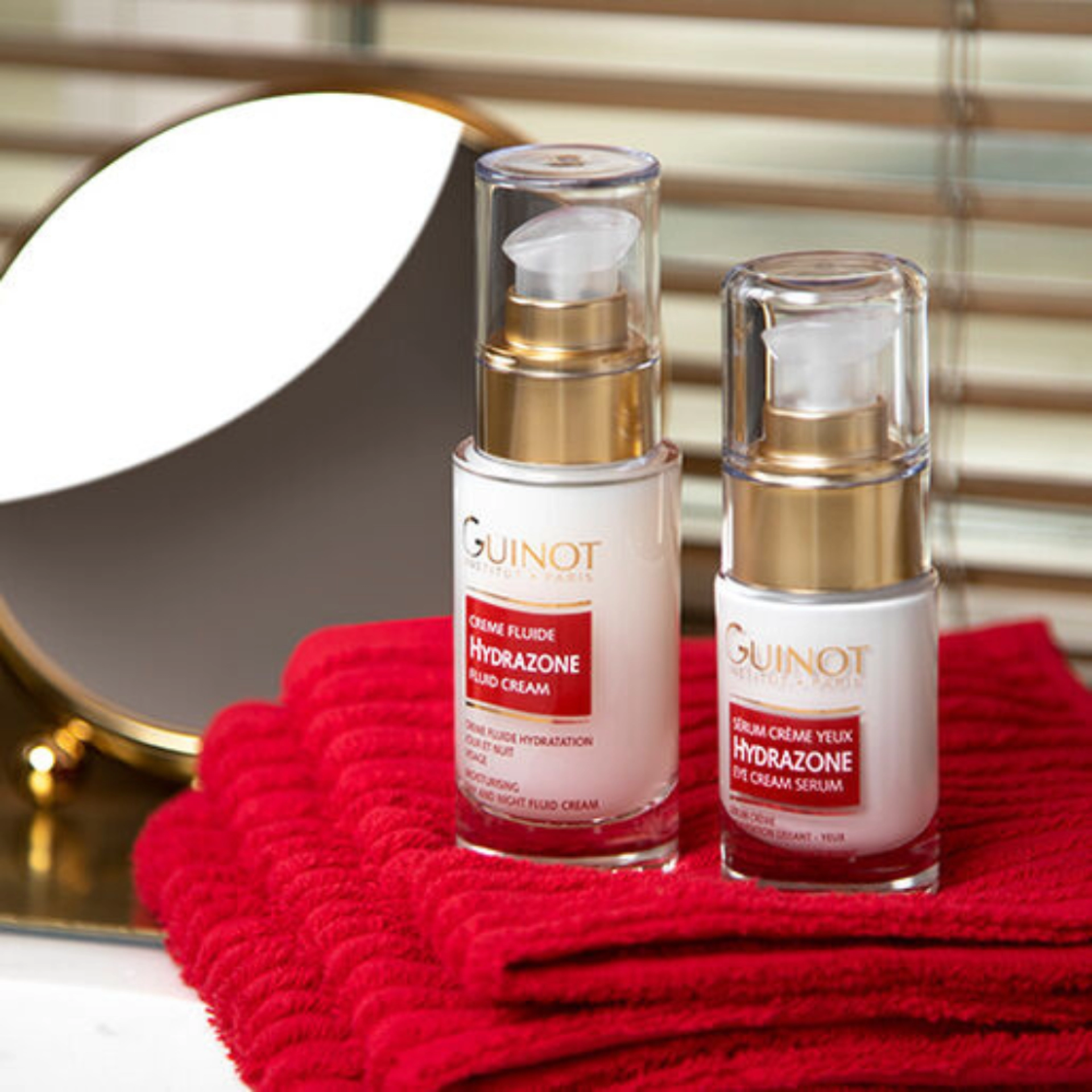 Serum Crème Hydrazone Yeux | Contorno de Ojos Hidratante 15ml - Guinot ®