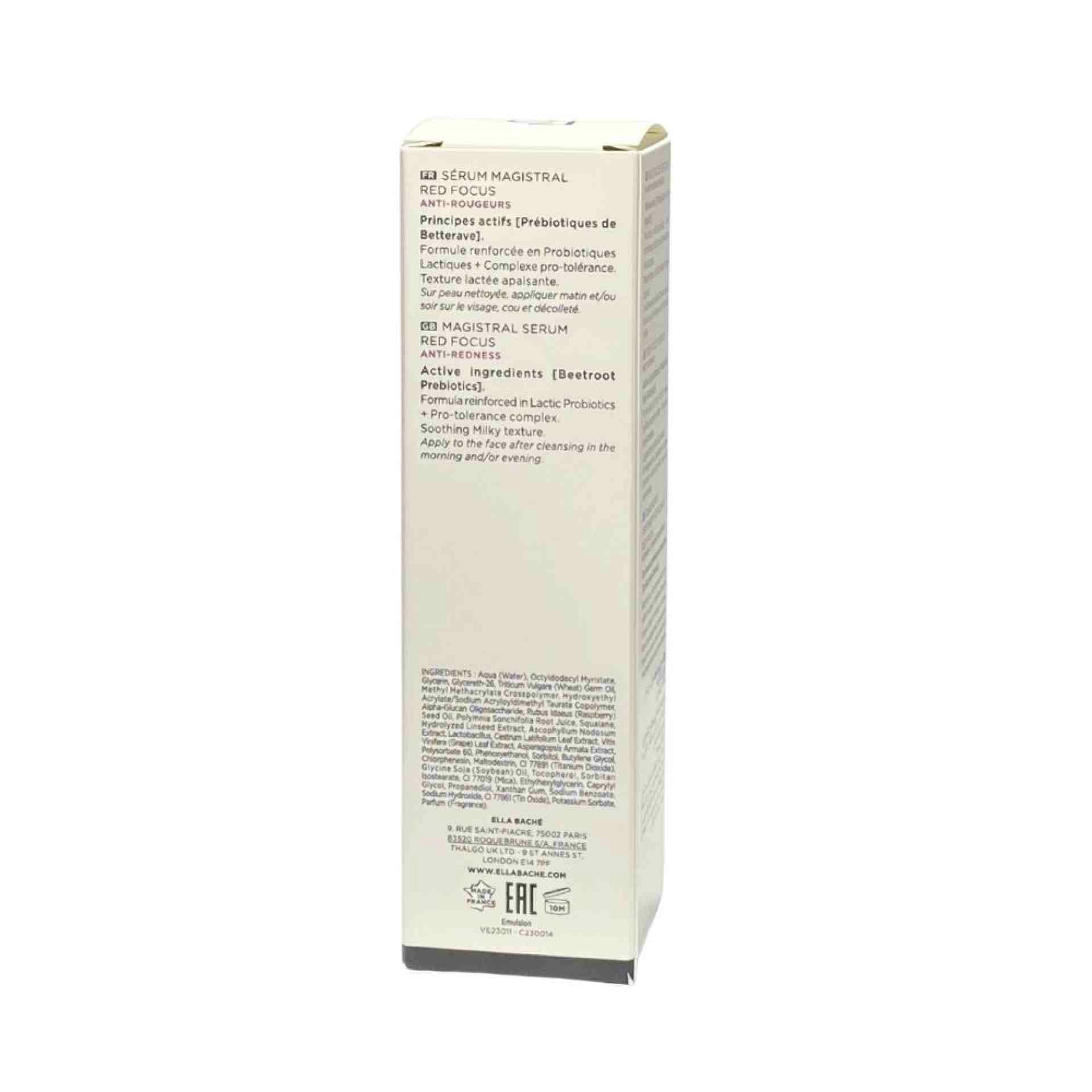 Sérum Magistral Red Focus 22,2% | Suero antirojeces 30ml - Nutridermologie Lab - Ella Baché ®