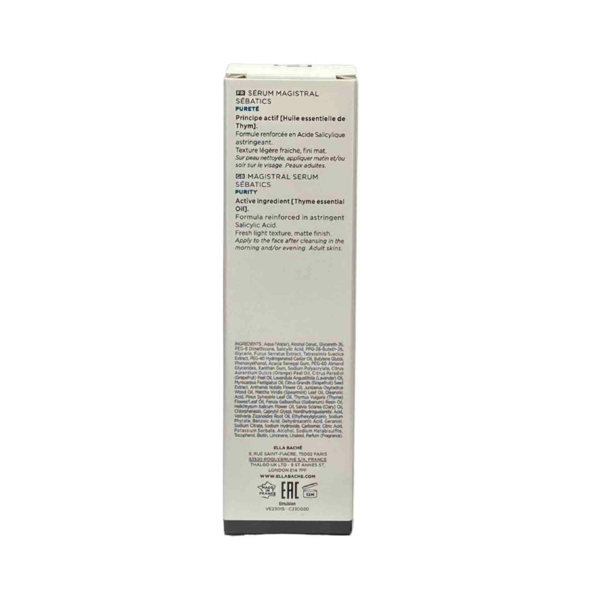 Serum Magistral Sebatics 30ml - Pur Aromatics - Ella Baché ®