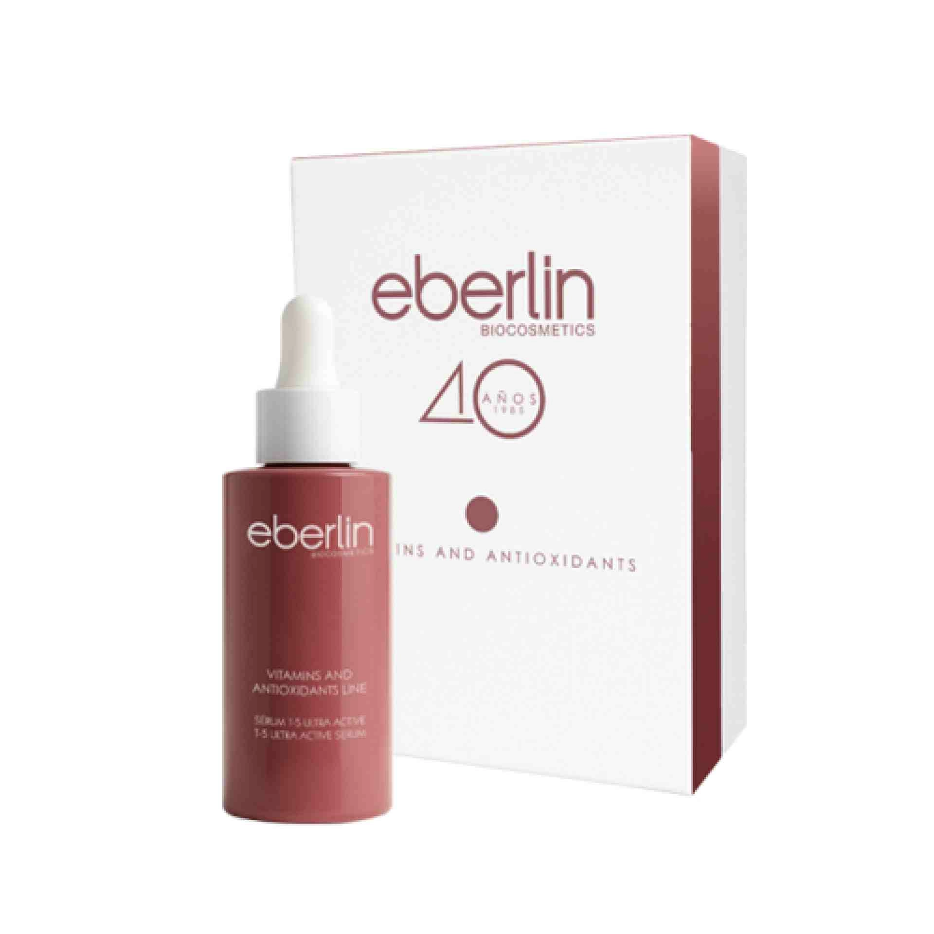 Sérum T-5 Ultraactivo 50 ml - Línea Vitaminas y Antioxidantes - Eberlin ®