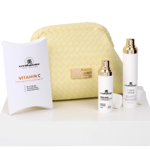 Set Chez Nous Neceser | Crema 50ml + Serum 30ml + Ampollas VItamina C 1,5ml - CHEZ NOUS - Utsukusy ®