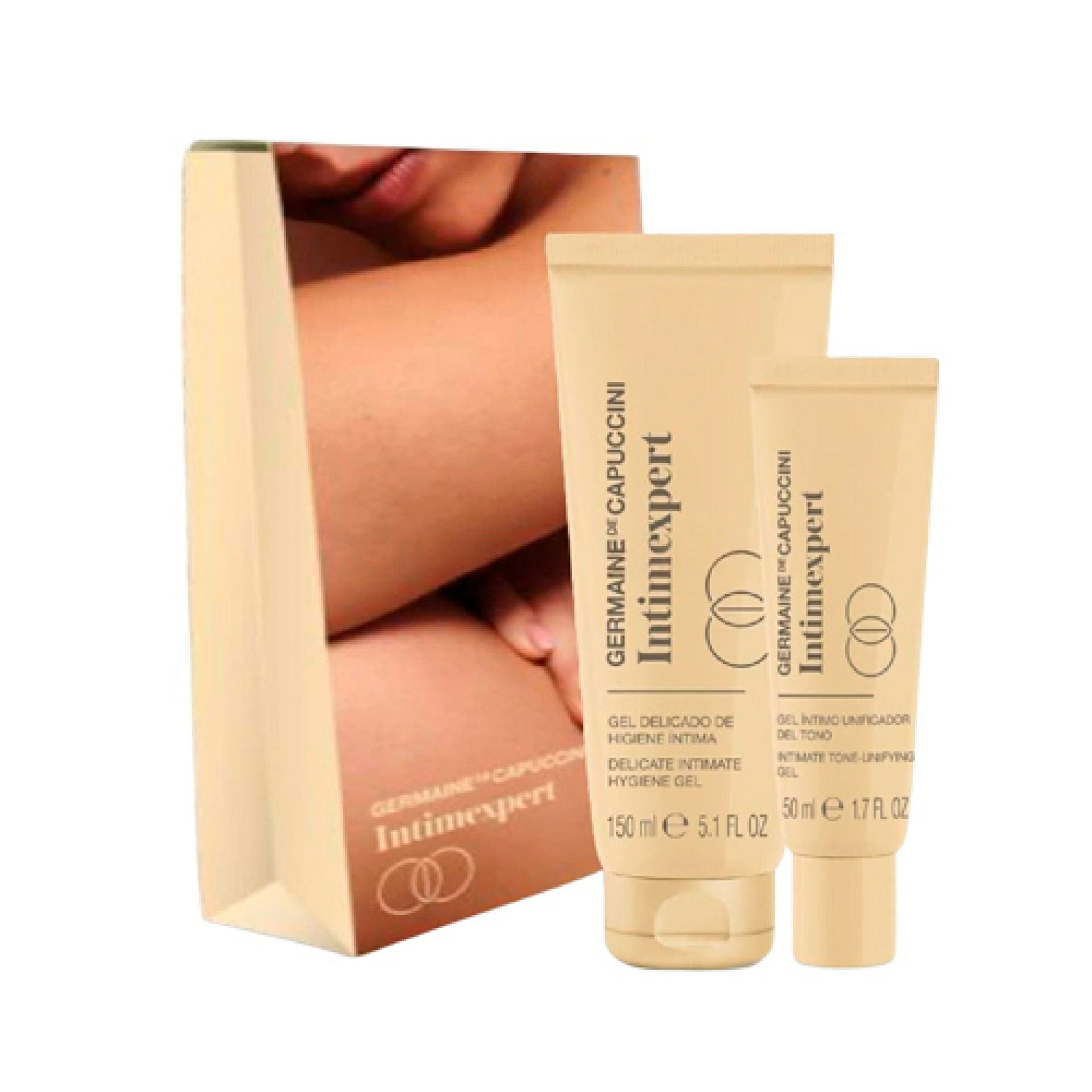 Set de Cuidado Íntimo | Gel Delicado de Higiene Íntima 150ml + Gel Íntimo Unificador del Tono 50ml  - Intimexpert - Germaine de Capuccini ®