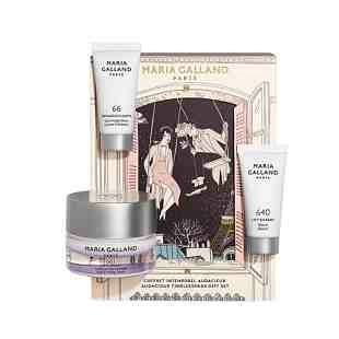 Set de Regalo Audacious Timelessness | Pack reafirmante: 661 Rich Firming Cream 50ml + 640 Serum 15ml + 66 Gentle Exfoliator 15ml - Maria Galland ®