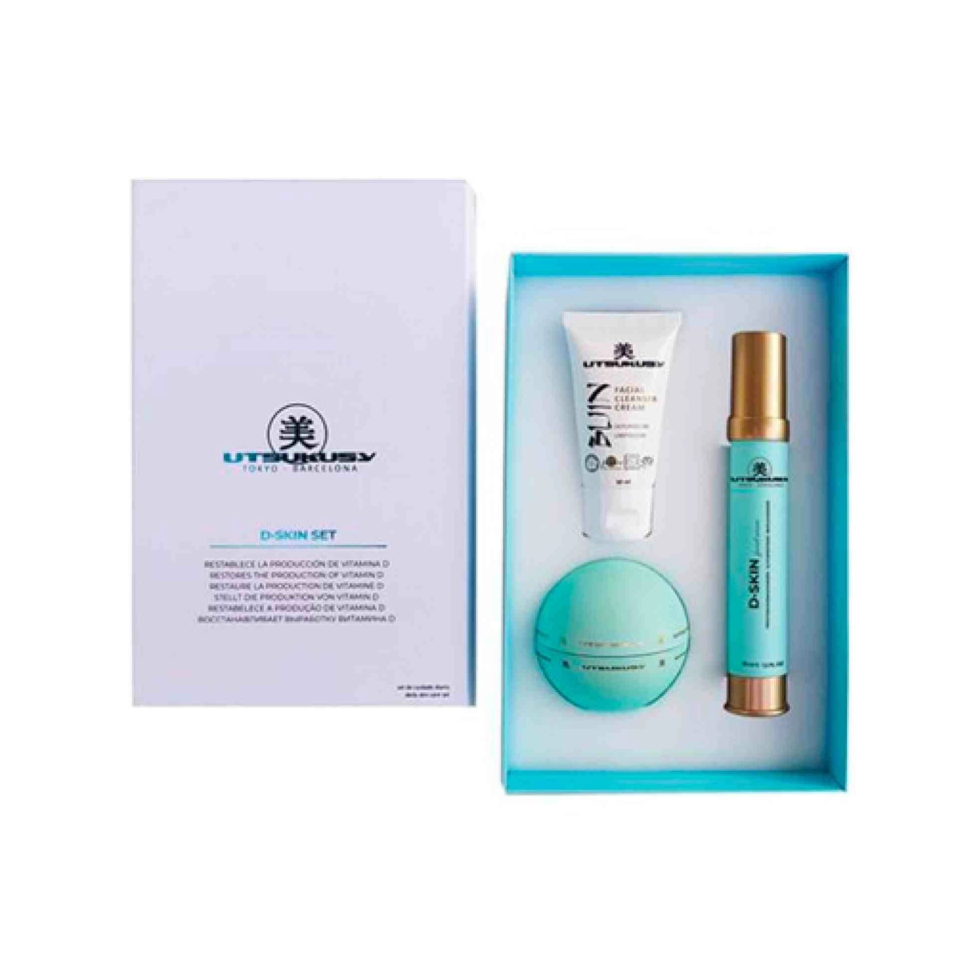 Set D·Skin | Limpiador Bijin 50ml + Serum D·Skin 35ml + Crema D·Skin 50ml - D·Skin - Utsukusy ®