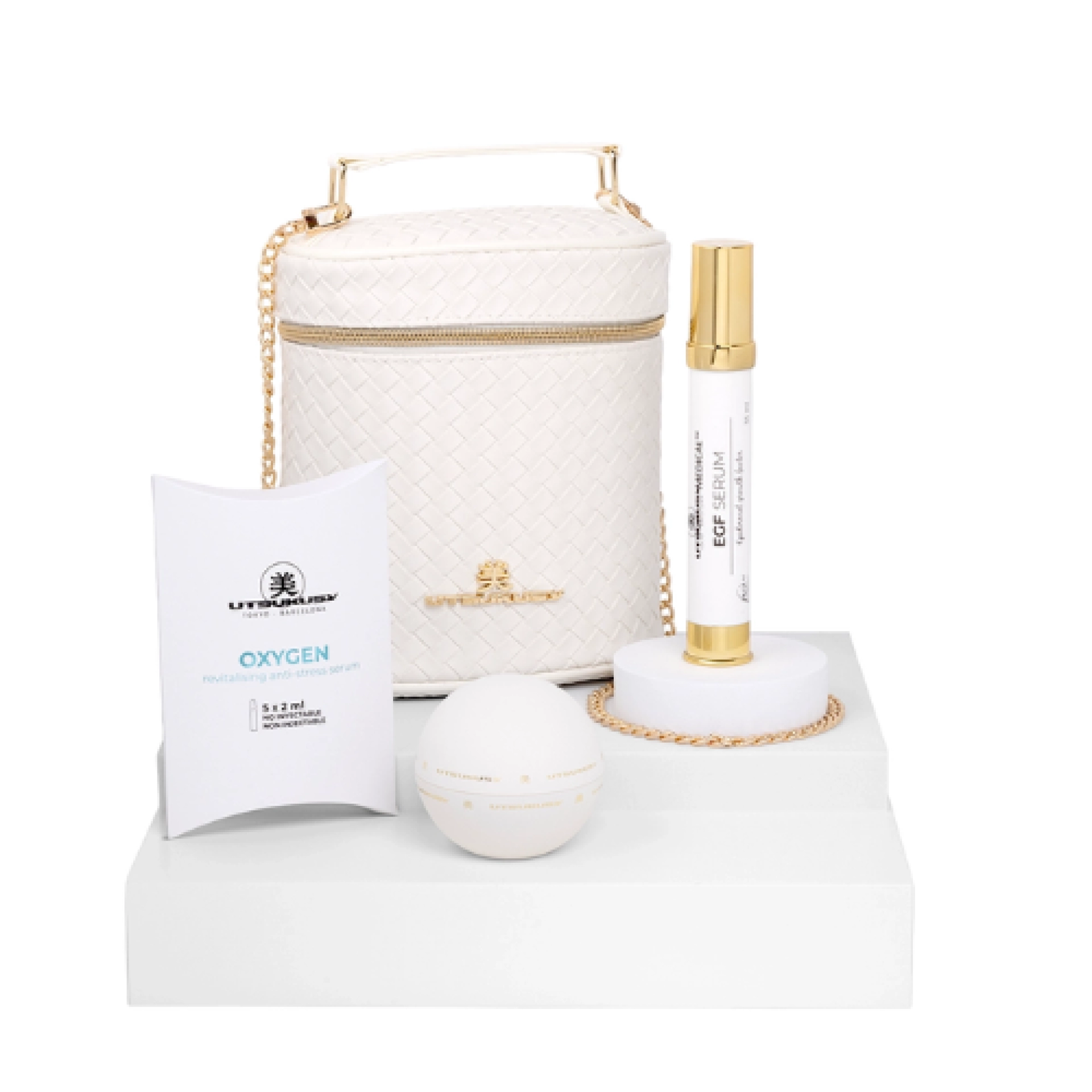 Set EFG Plasma Skin con neceser | Serum 35ml + Serum 50ml + ampollas OXYGEN 2ml - Plasma Skin - Utsukusy ®