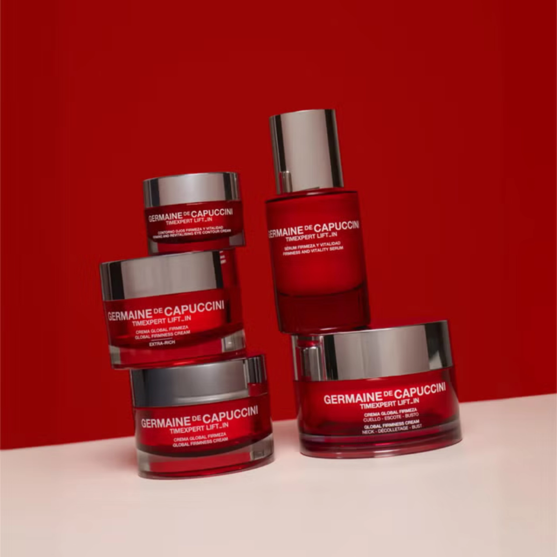 Set Firmeza Global | Contorno de ojos 15ml + Crema Firmeza 50ml + Crema Cuello-Escote-Busto 30ml - Timexpert Lift_IN - Germaine ®