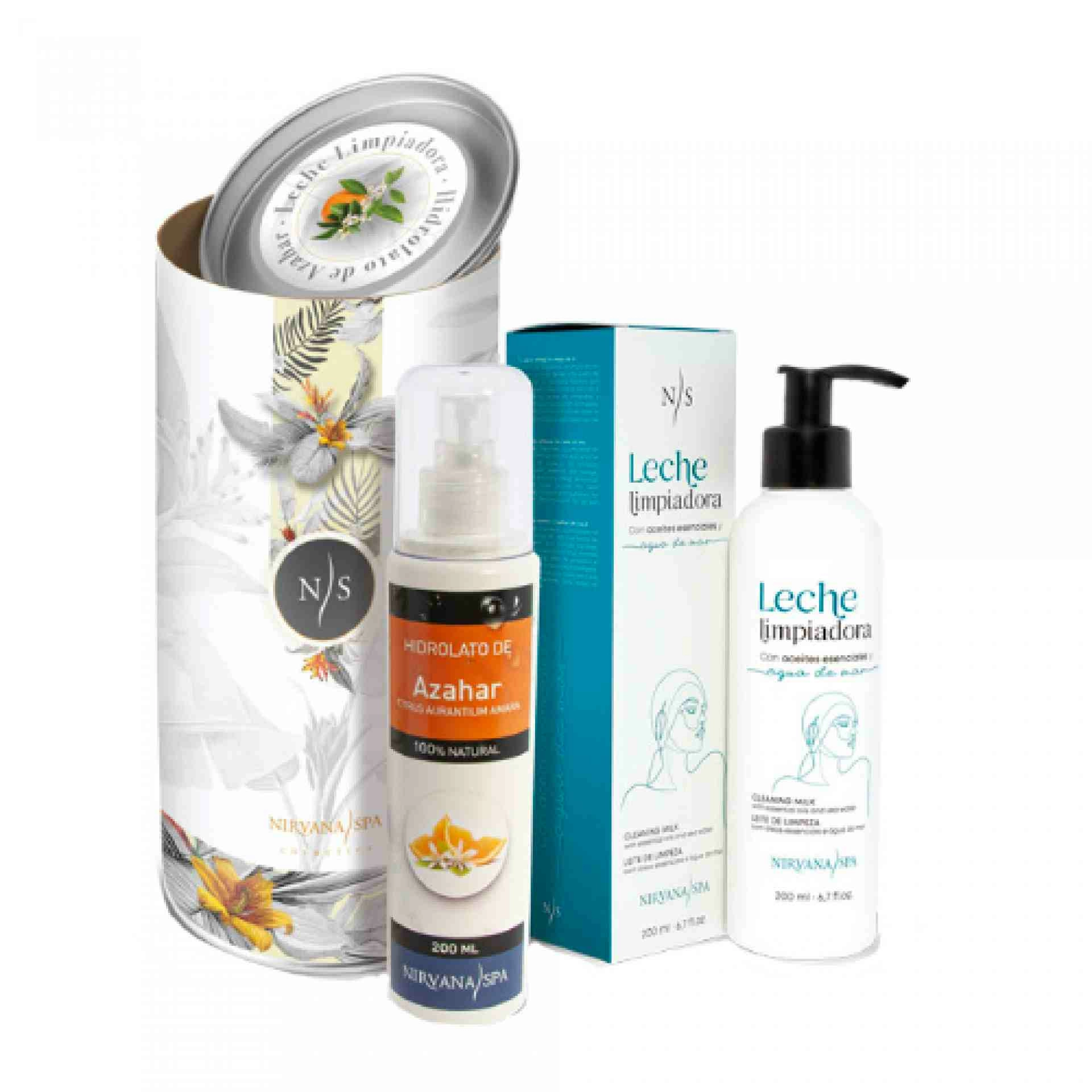 Set limpieza facial | Limpiador e Hidrolato de Azahar - Beauty Home - Nirvana Spa ®