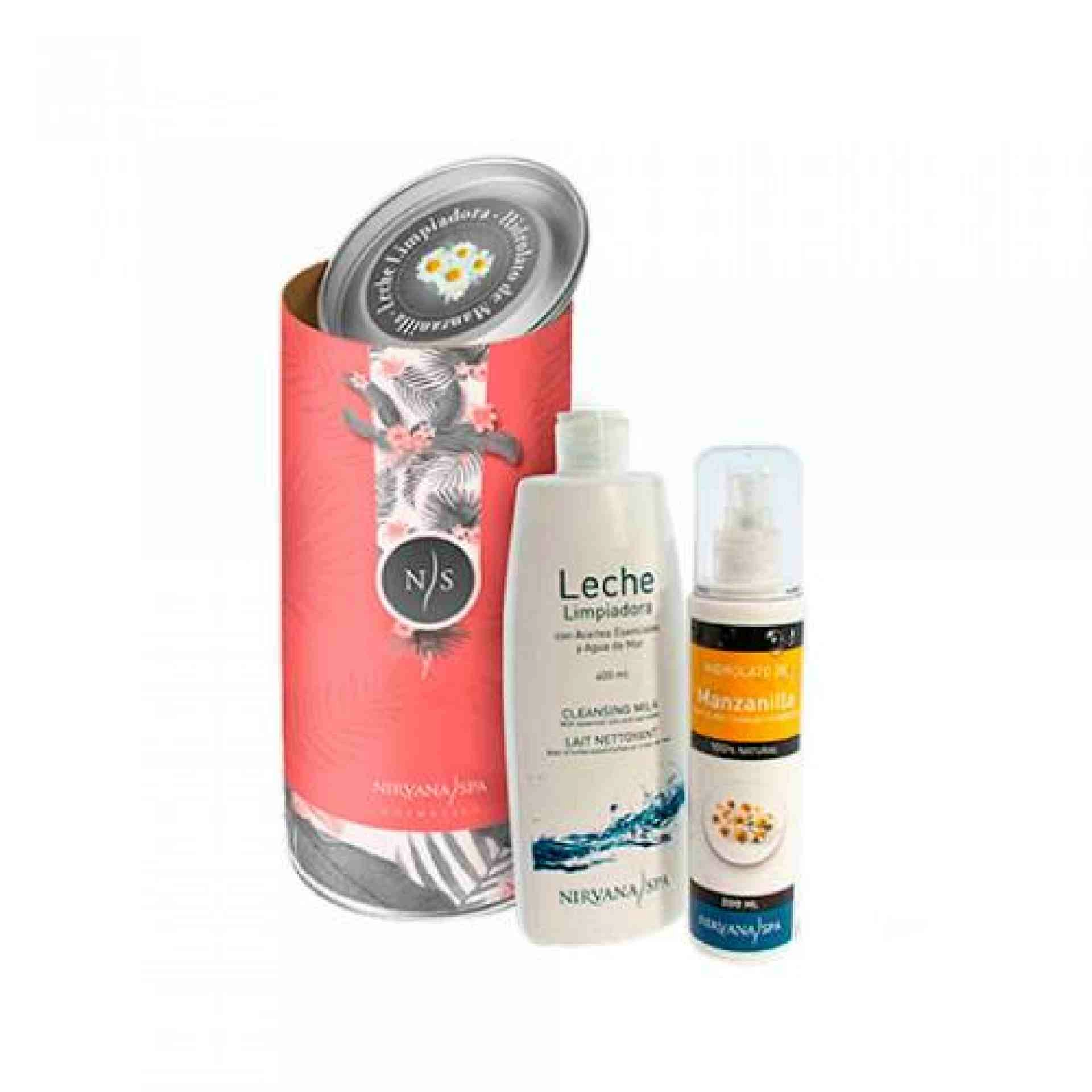 Set limpieza facial | Limpiador e Hidrolato de Manzanilla - Beauty Home - Nirvana Spa ®