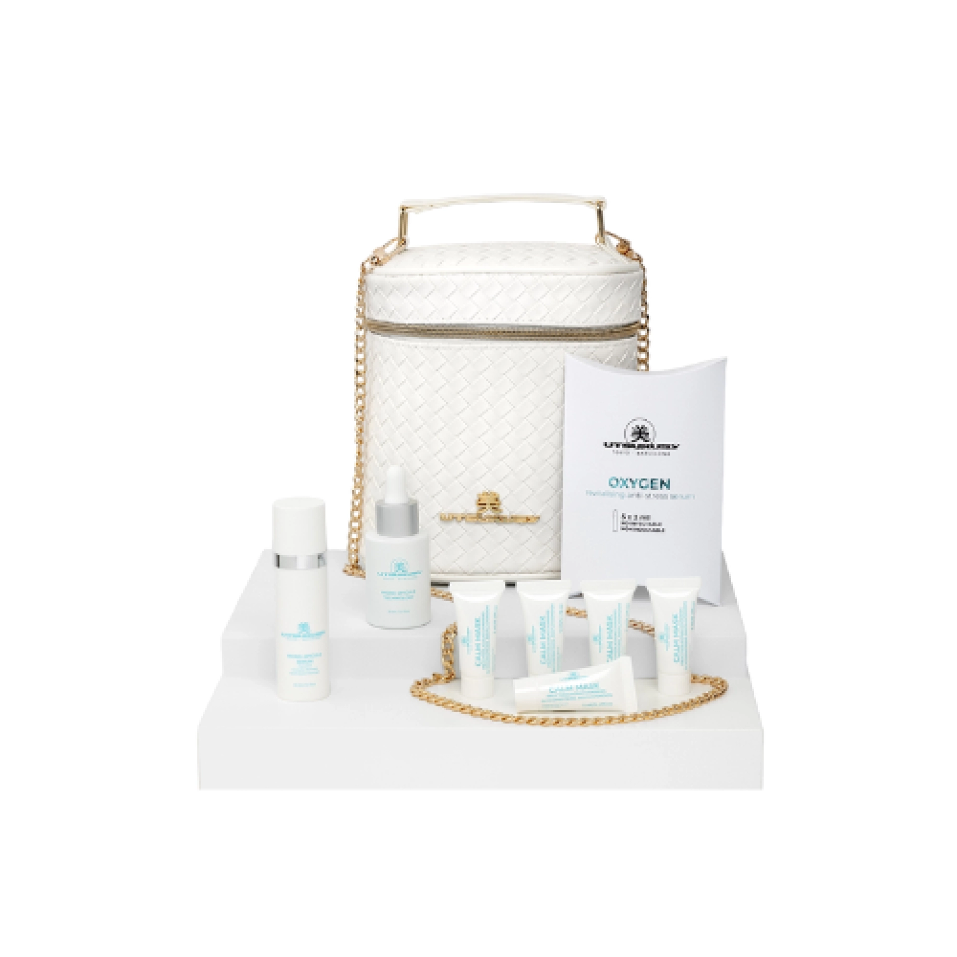 Set Micro Spicule Technology con neceser | Crema Micro Spicule Technology 50ml + Peeling Micro Spicule Technology 30ml + ampollas OXYGEN 2ml - Micro Spicule - Utsukusy ®