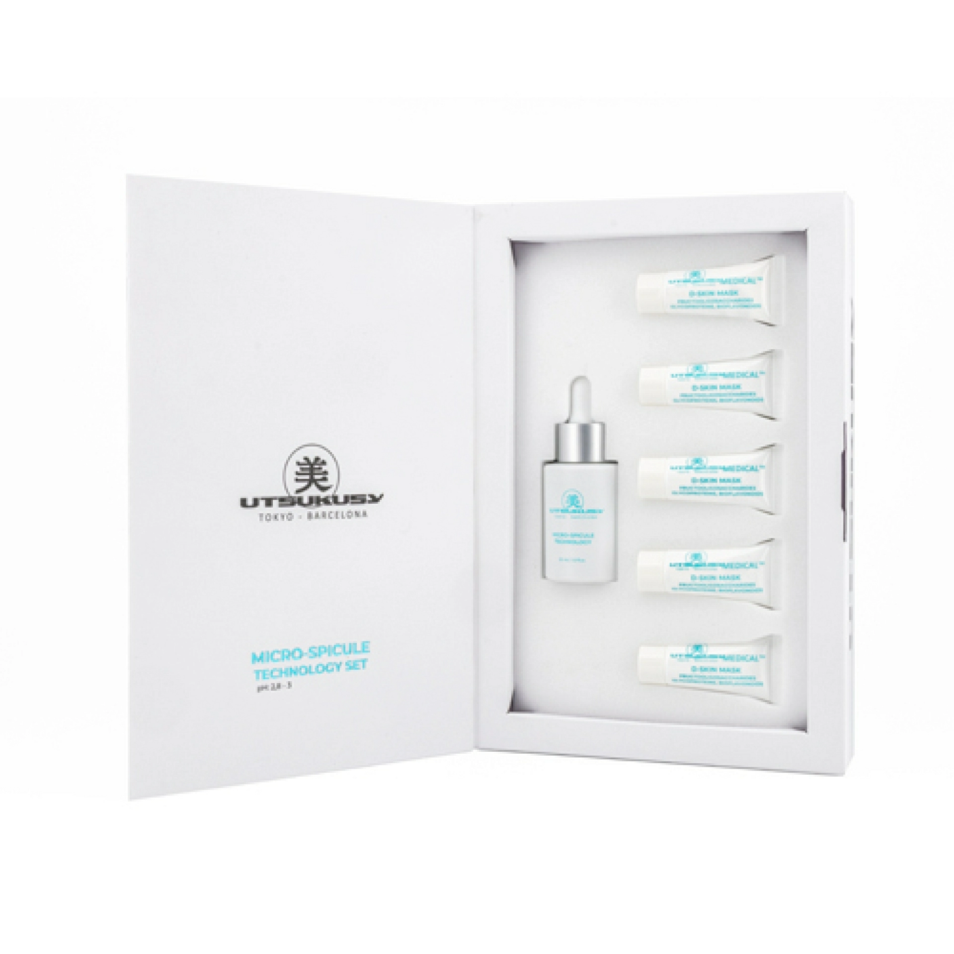 Set Micro Spicule Technology | MICRO-SPICULE TECHNOLOGY 30ml + D-SKIN mask 5 x 5ml - Utsukusy ®