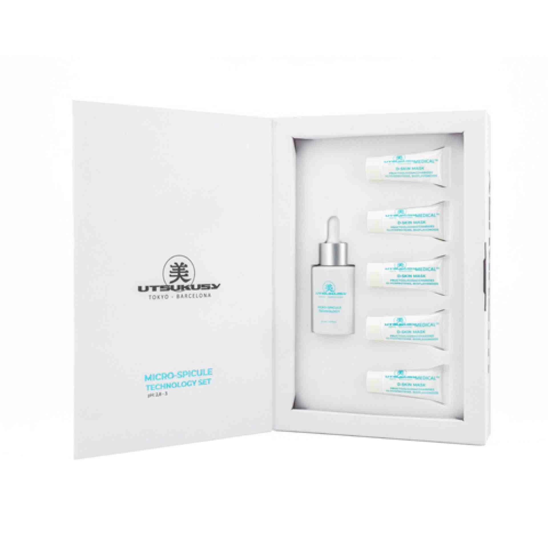 Set Micro Spicule Technology | MICRO-SPICULE TECHNOLOGY 30ml + D-SKIN mask 5 x 5ml - Utsukusy ®