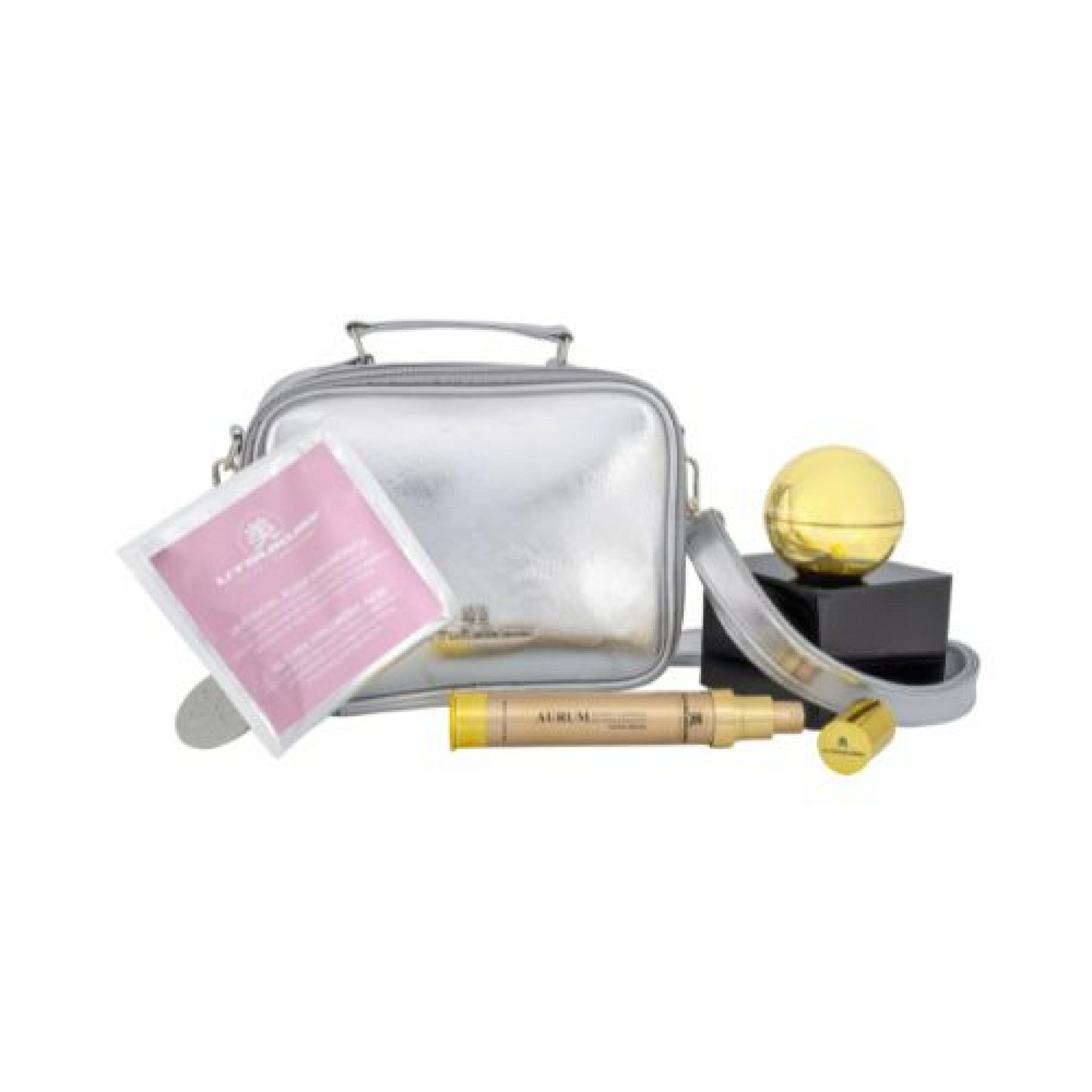 Set Navidad 2025 Aurum | Crema 50 ml + Serum 35 ml + Velo de Ácido Hialurónico + Neceser – Utsukusy ®
