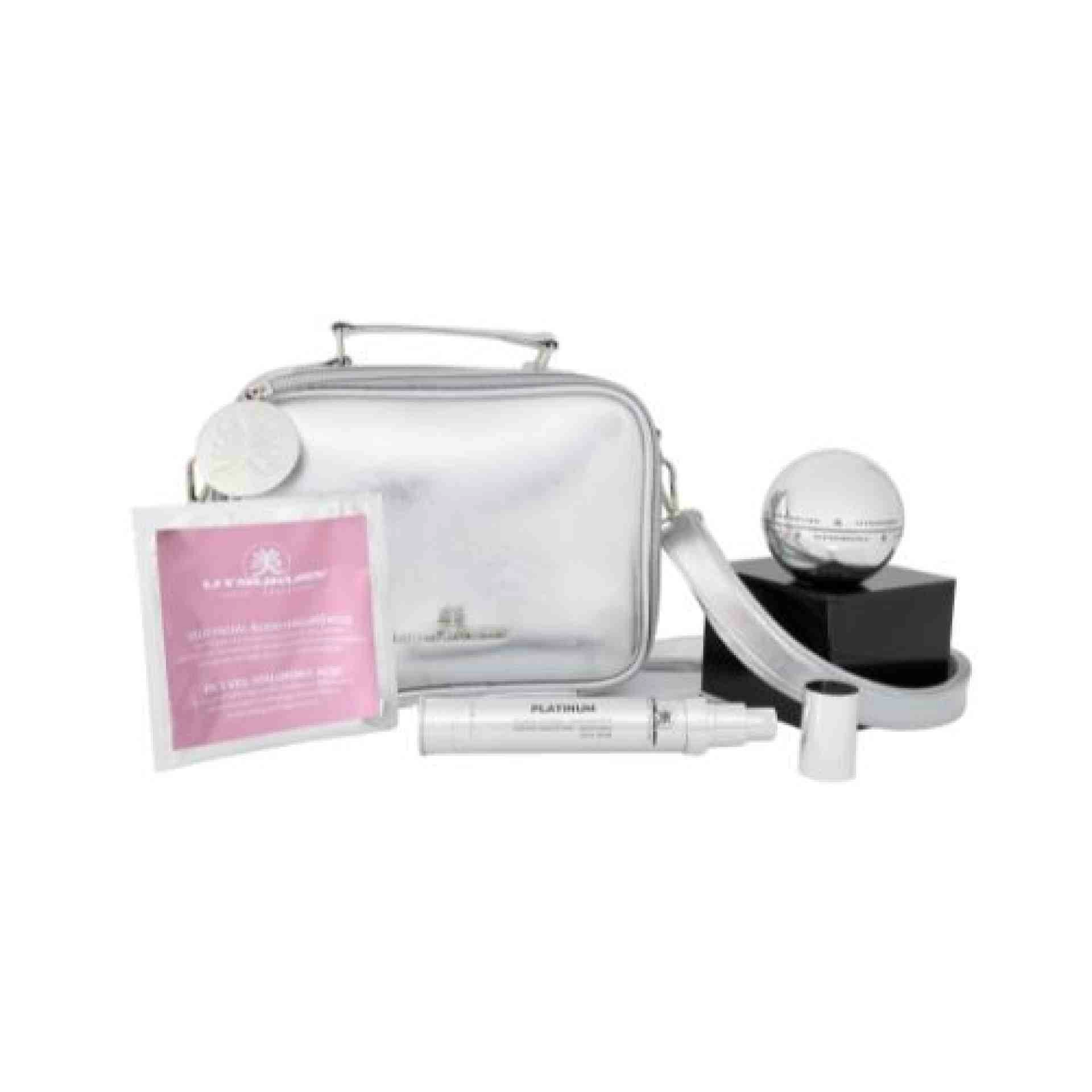 Set Navidad 2025 Platinum | Crema SPF15 50 ml + Serum 35 ml + Velo de Ácido Hialurónico + Neceser – Utsukusy ®