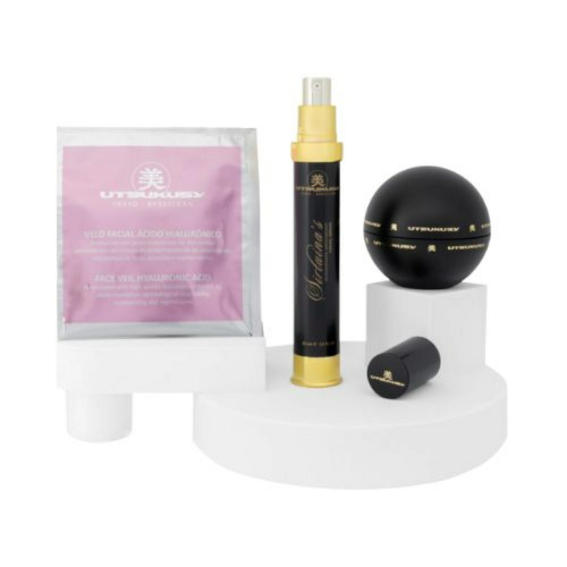 Set Navidad 2025 Sirtuina’s | Crema 50 ml + Serum 30 ml + Velo de Ácido Hialurónico + Neceser – Utsukusy ®