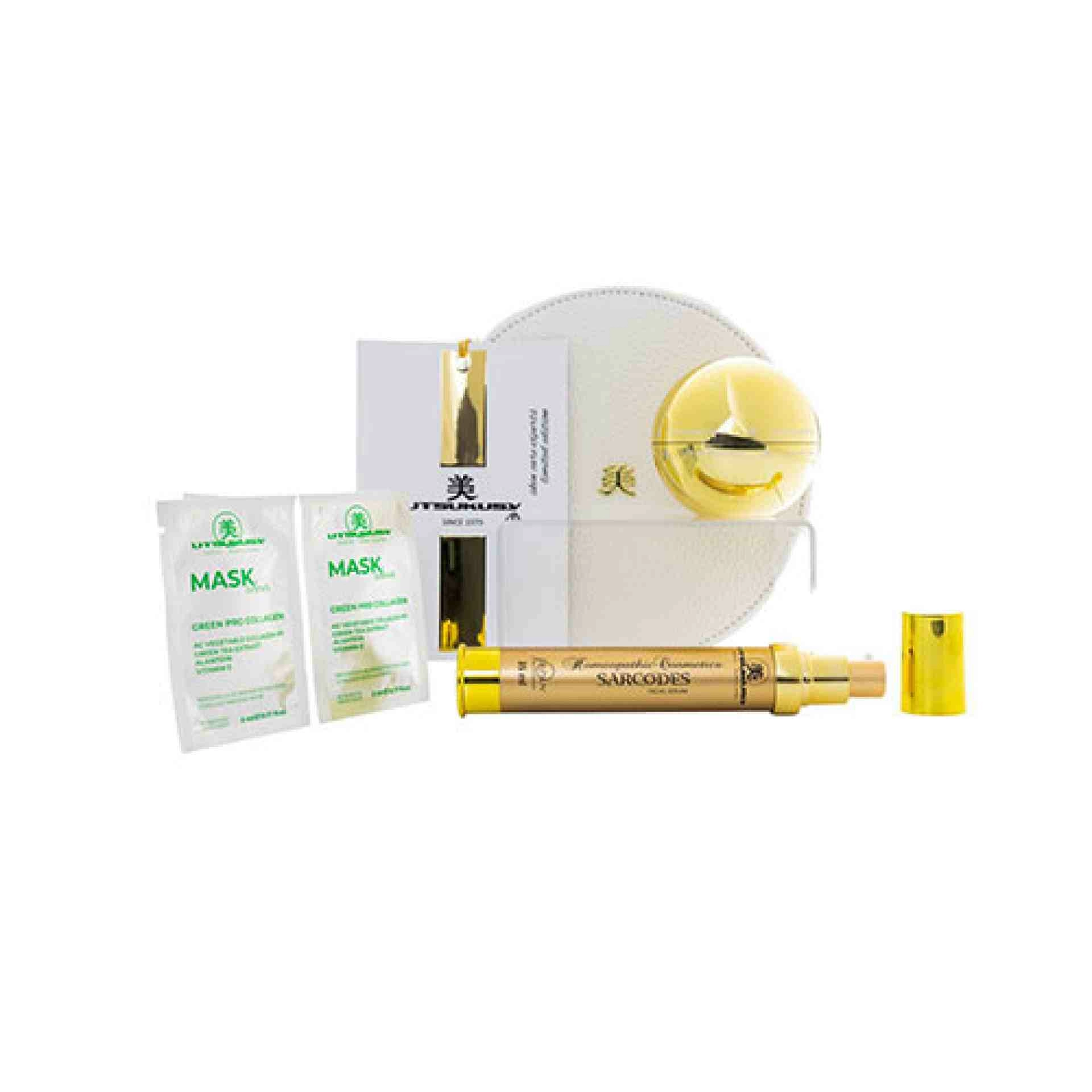 Set Navidad Cuperosis | Crema 50 ml y Serum 35 ml + 2 Mask 5 ml + Neceser de REGALO - Utsukusy ®