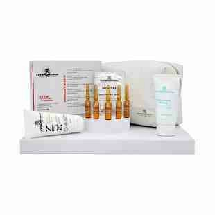 Set Navidad PROGRESSIVE DRAGON BLOOD: Serum Sangre de dragón 5x2 ml + Crema Bijin 50 ml+ Progressive Peeling 50 ml + Mask 5 ml + Neceser de Regalo - Utsukusy ®