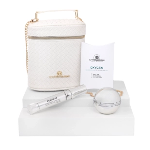 Set Platinum con neceser | Serum Platinum 35ml + Crema Platinum 50ml + ampollas OXYGEN 2ml - Platinum - Utsukusy ®