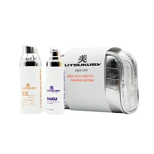 Set Retinol - Like | Serum Baku 30 ml + Crema Color EE 50 ml SPF 50 + Neceser de Regalo - Utsukusy ®