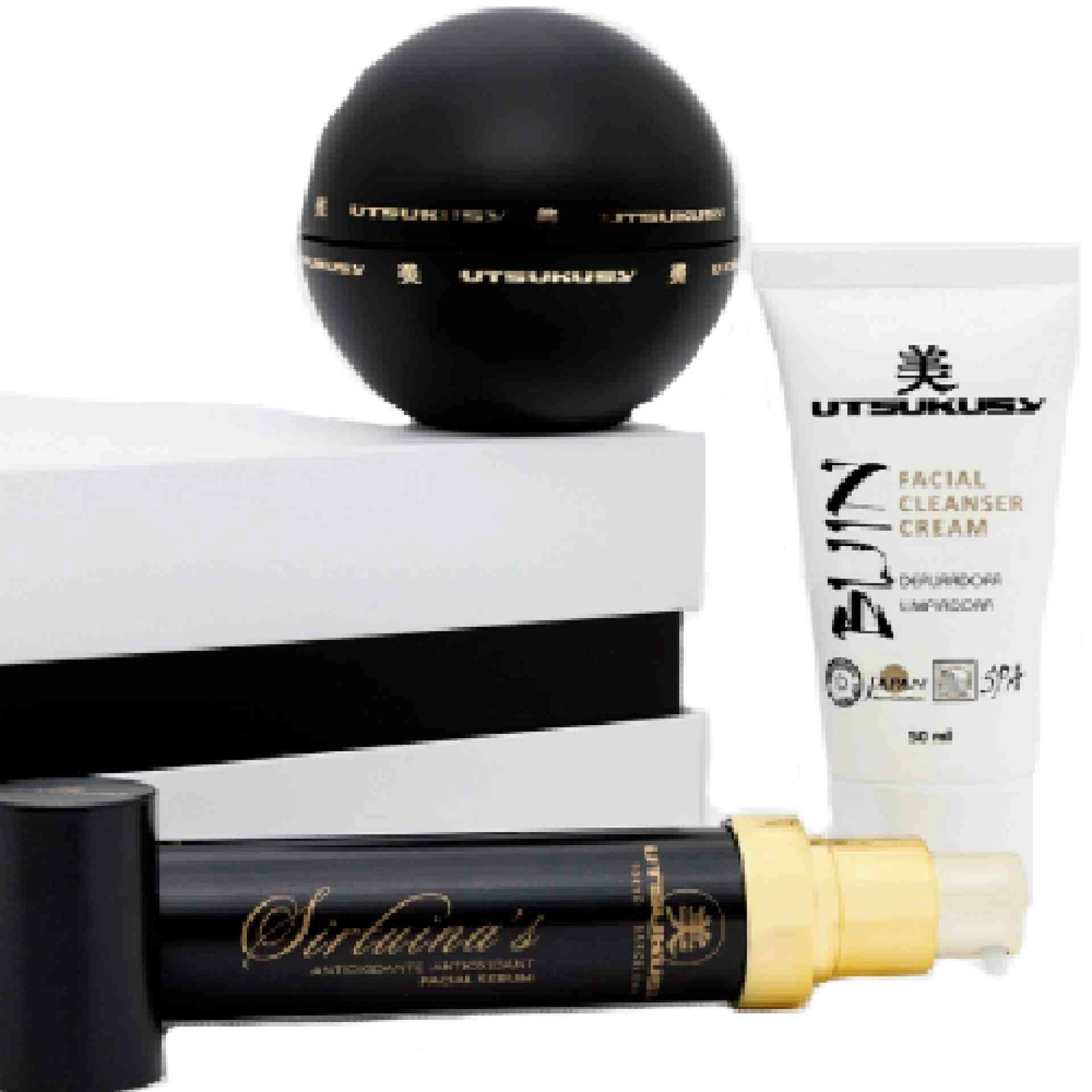 Set Sirtuinas | Limpiadora Bijin 50ml + Crema Bishoujo 50 ml + Serum Atashi 35 ml - Utsukusy ®