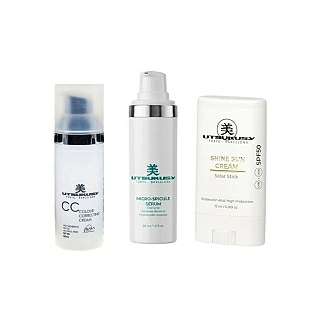 Set Sunskin Facial Color CC | Crema con Color CC + Sérum Micro Spicule + Stick SPF 50 - Utsukusy ®
