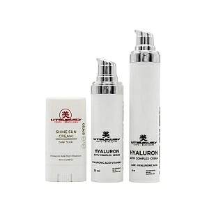 Set Sunskin Hyaluron | Sérum Hyaluron 30 ml + Crema Hyaluron 50 ml + Stick Crema SPF50 - Utsukusy