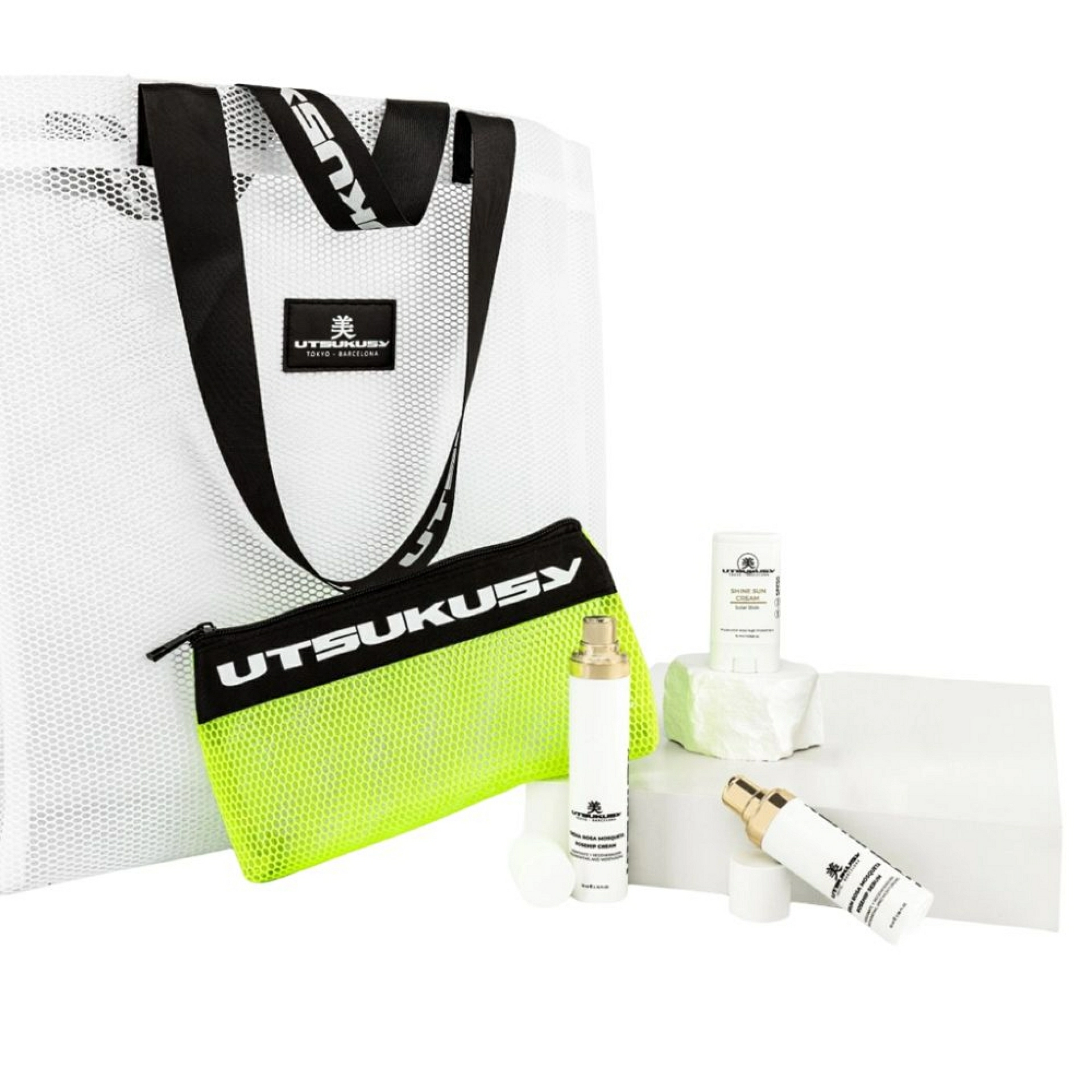 Set Sunskin Hyaluron | Sérum Hyaluron 30 ml + Crema Hyaluron 50 ml + Stick Crema SPF50 - Utsukusy