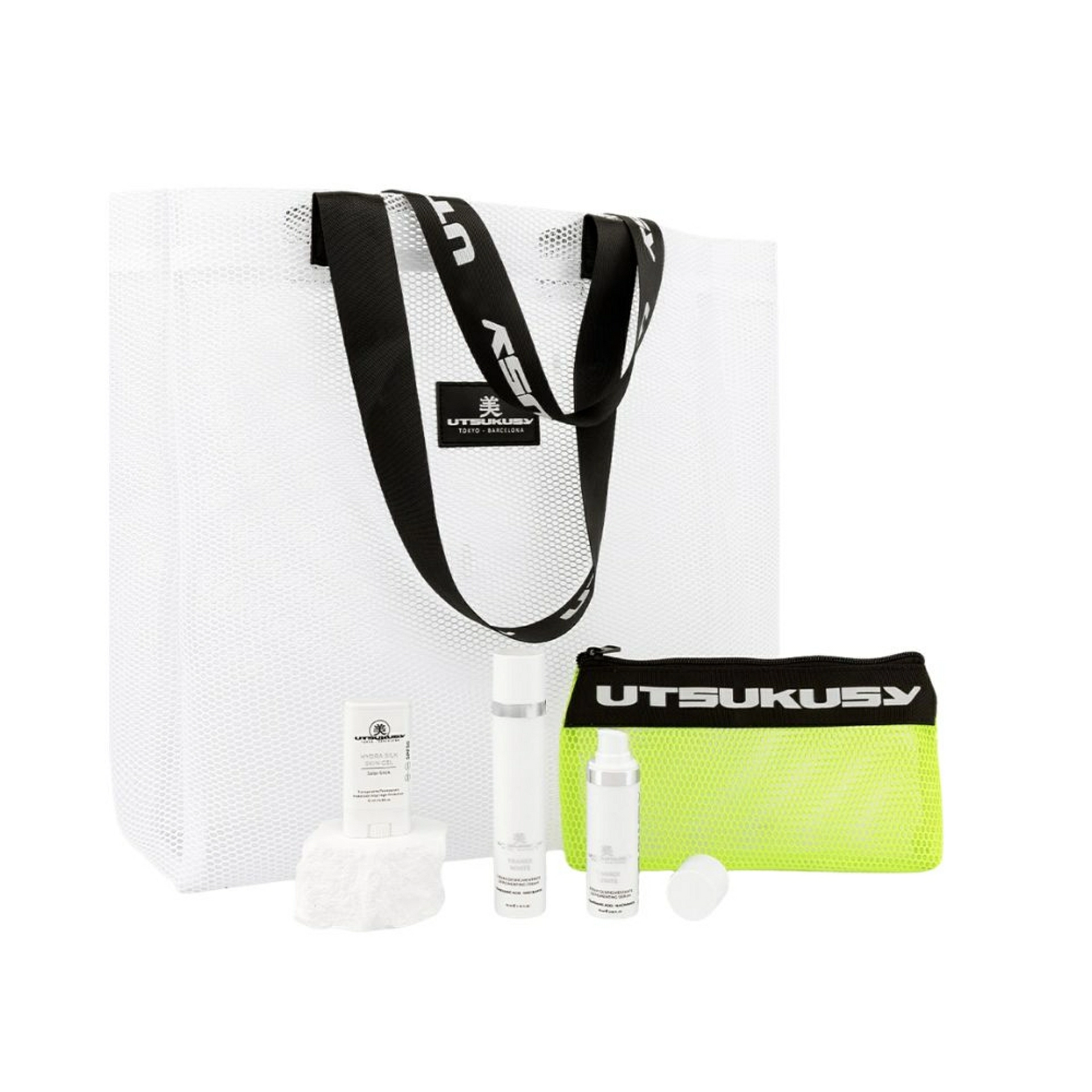 Set Sunskin Tranex | Sérum Tranex White 30 ml + Crema Tranex White 50 ml + Sun Stick SPF50 – Utsukusy ®