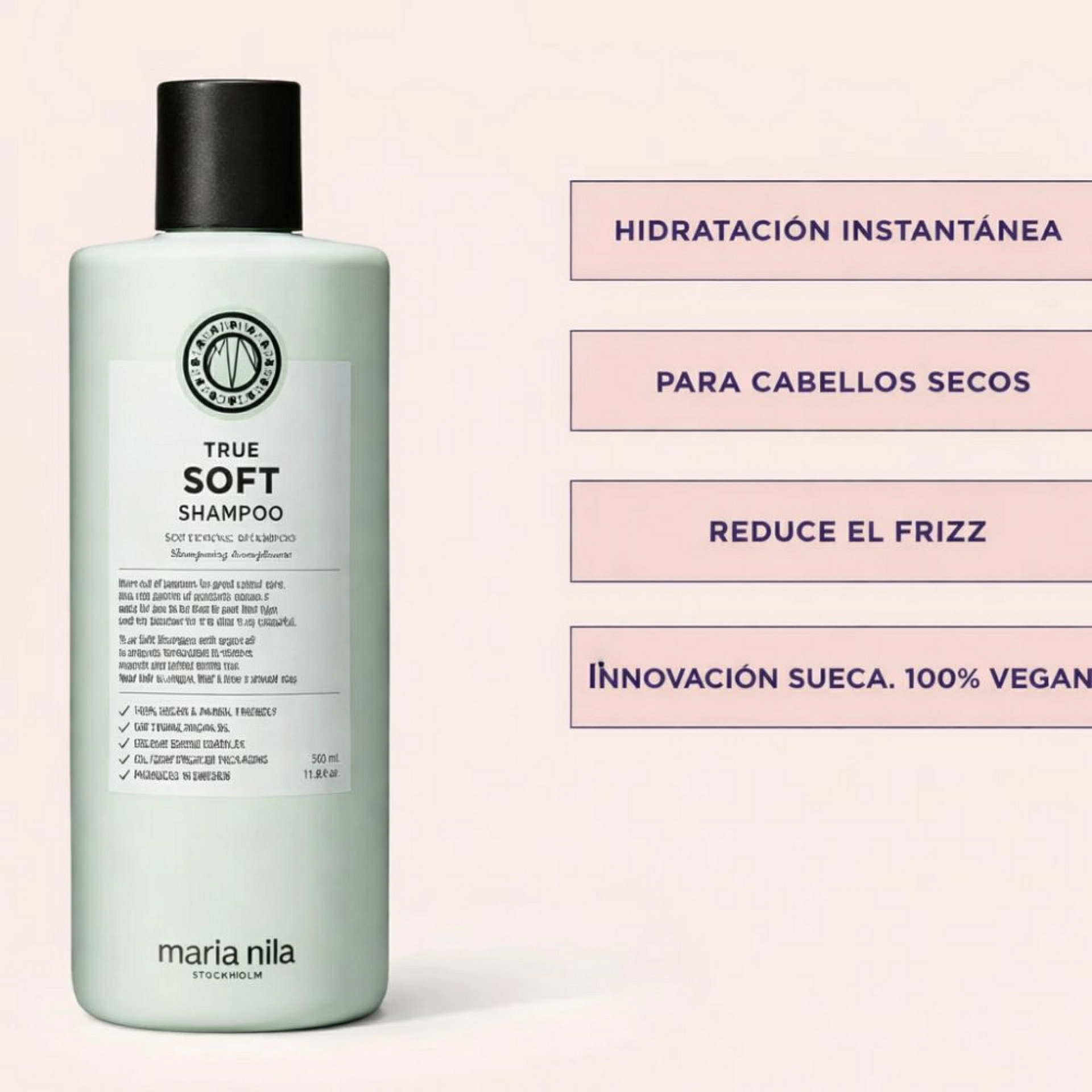 Shampoo | Champú Hidratante para Cabello Seco - True Soft - Maria Nila ®