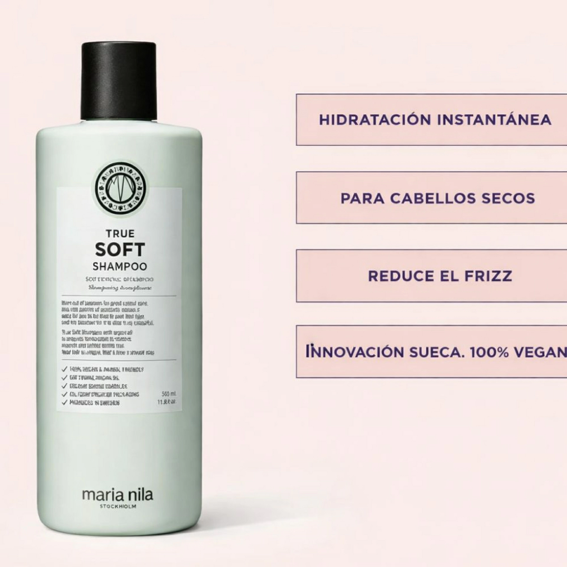 Shampoo | Champú Hidratante para Cabello Seco - True Soft - Maria Nila ®